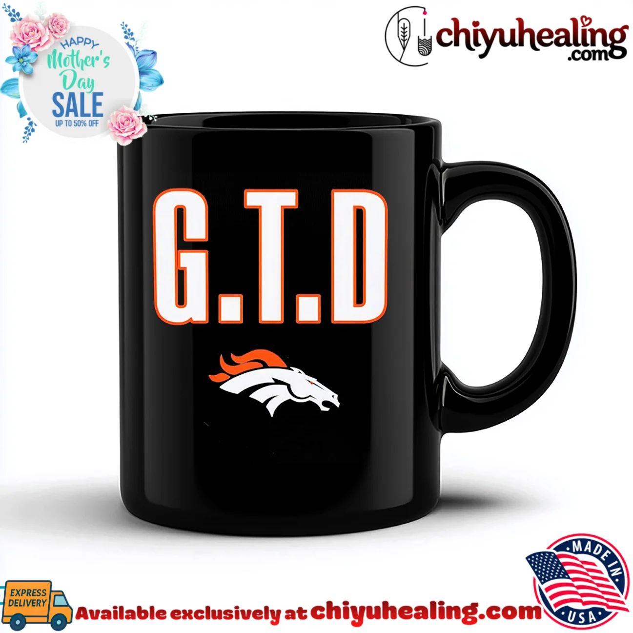 Denver Broncos GTD authentic shirt & hoodie - Ultimate Tribute Merch Denver Broncos GTD