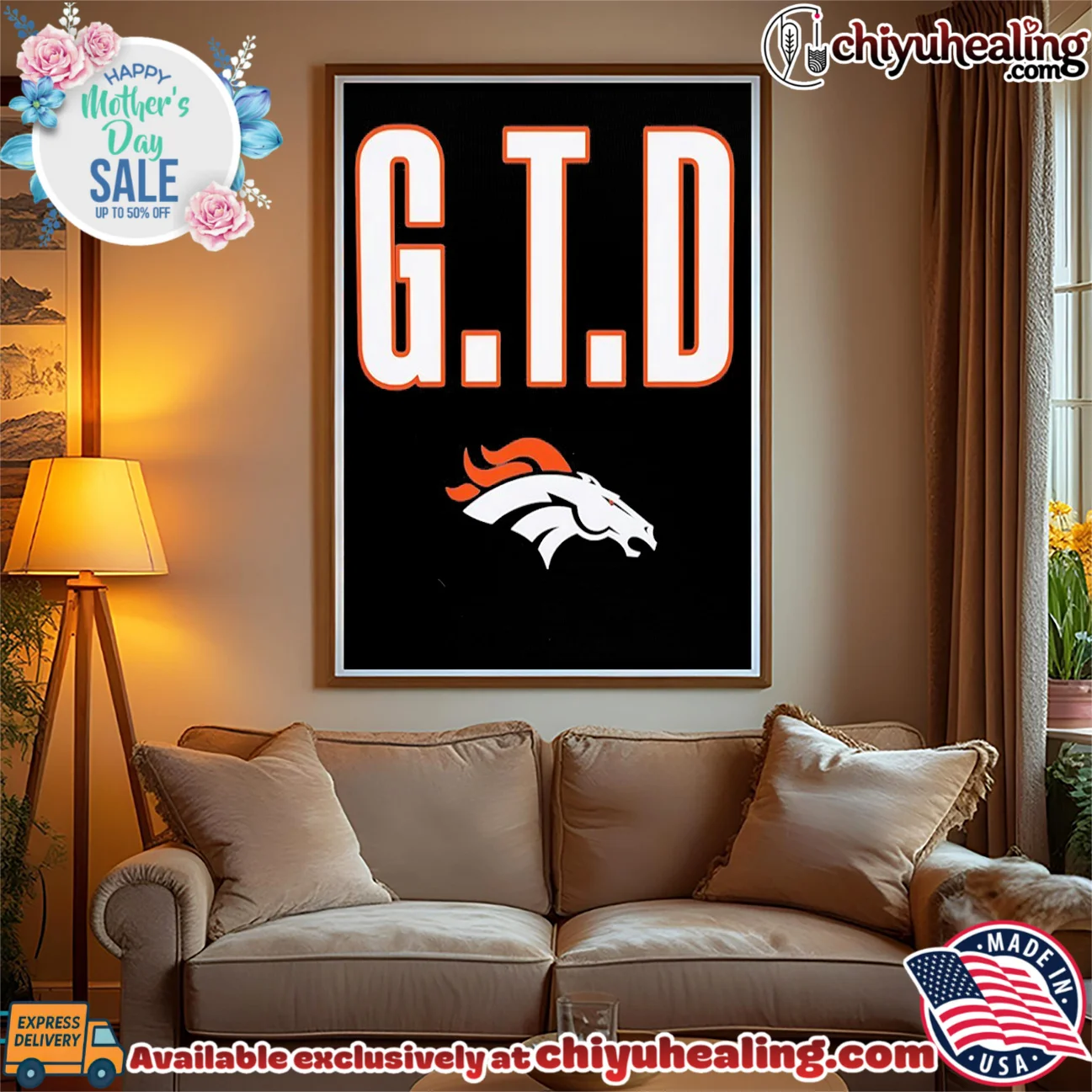 Denver Broncos GTD authentic shirt & hoodie - Ultimate Tribute Merch Denver Broncos GTD