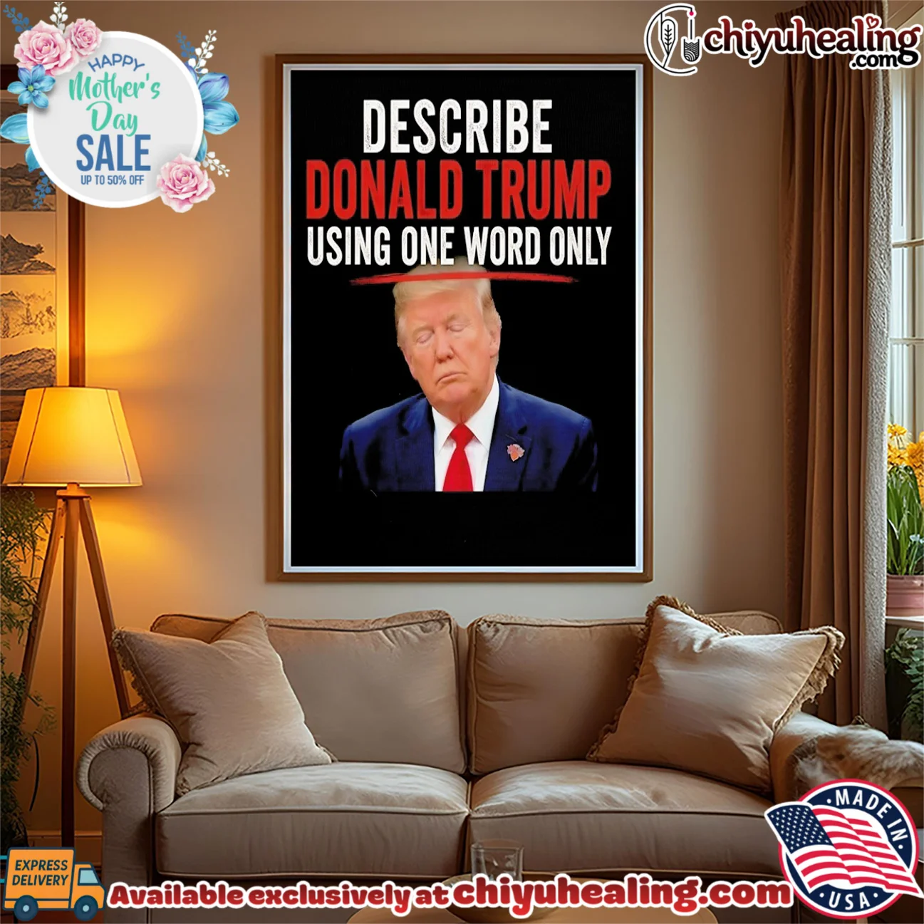 Describe Donald Trump using one word only viral shirt & hoodie | Exclusive Fan Gear Describe Donald Trump using one word only