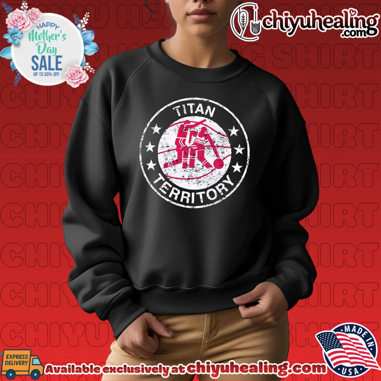 Detroit Mercy Titans Distressed Circle logo original shirt & hoodie - New Arrival Detroit Mercy Titans Distressed Circle logo