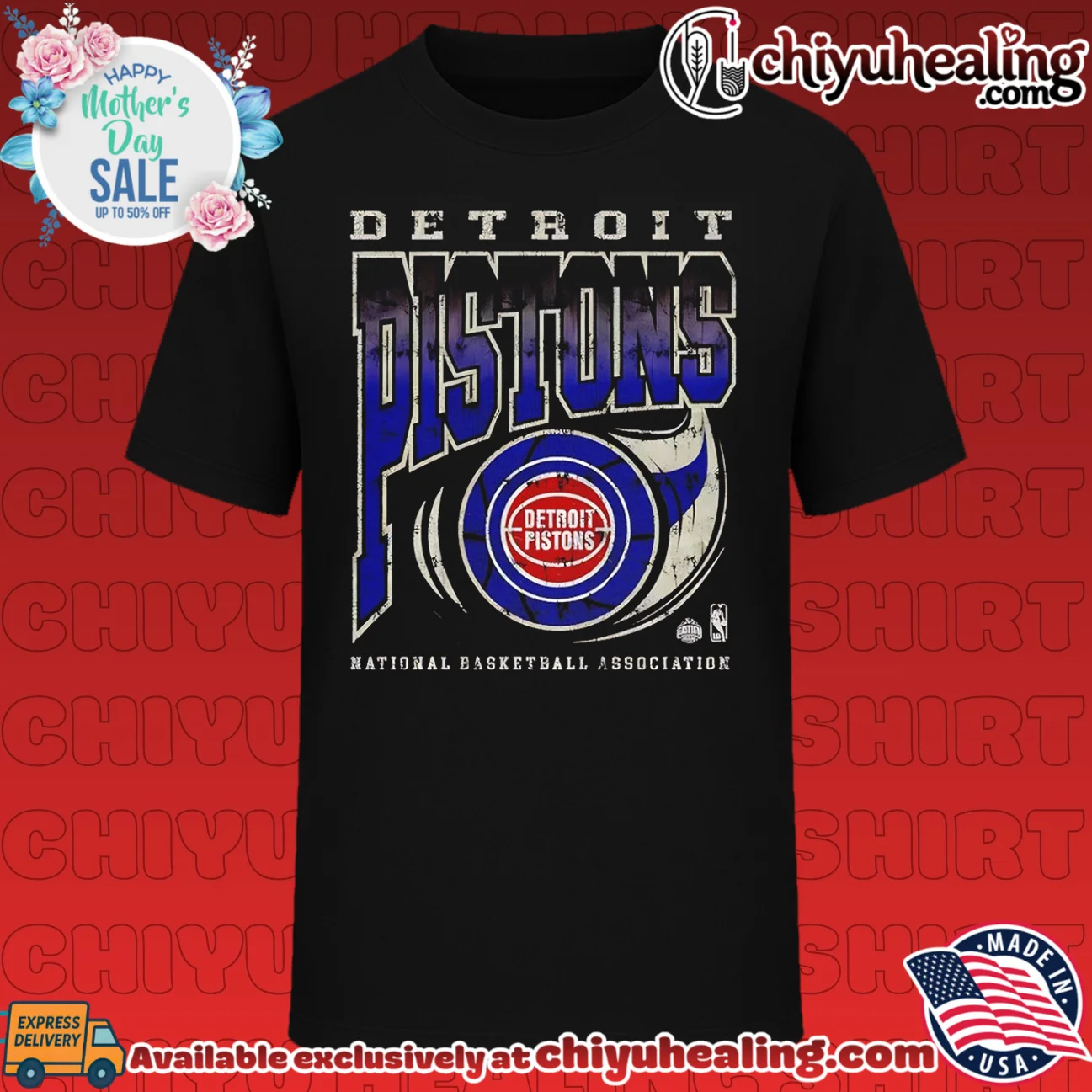 Detroit Pistons National Basketball Association vintage shirt & hoodie