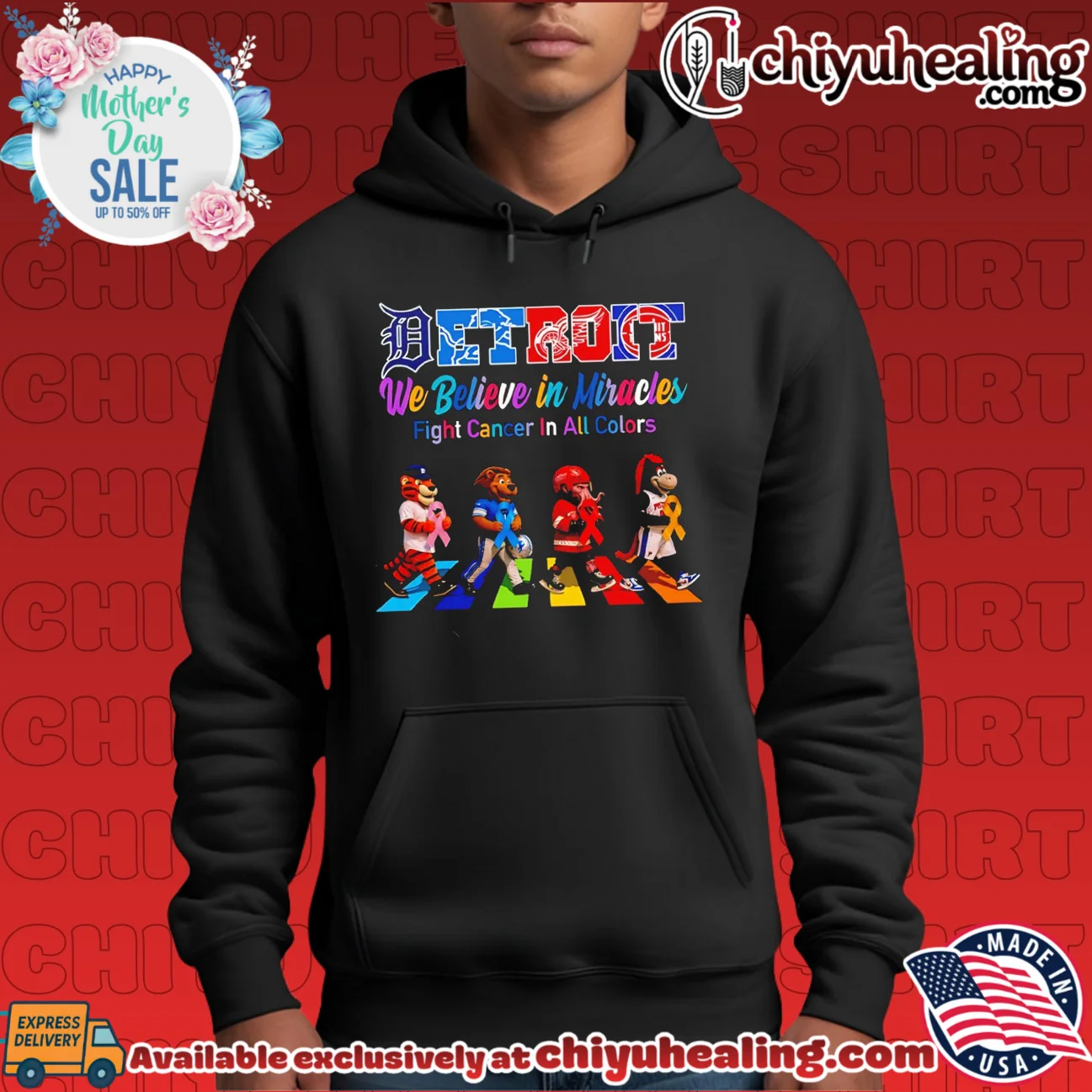 Detroit Sports We believe in Miracles fight cancer on all colors abbey road classic shirt & hoodie - Ultimate Gift Edition Detroit Sports We believe in Miracles fight cancer on all colors abbey road classic shirt & hoodie - Ultimate Gift Edition