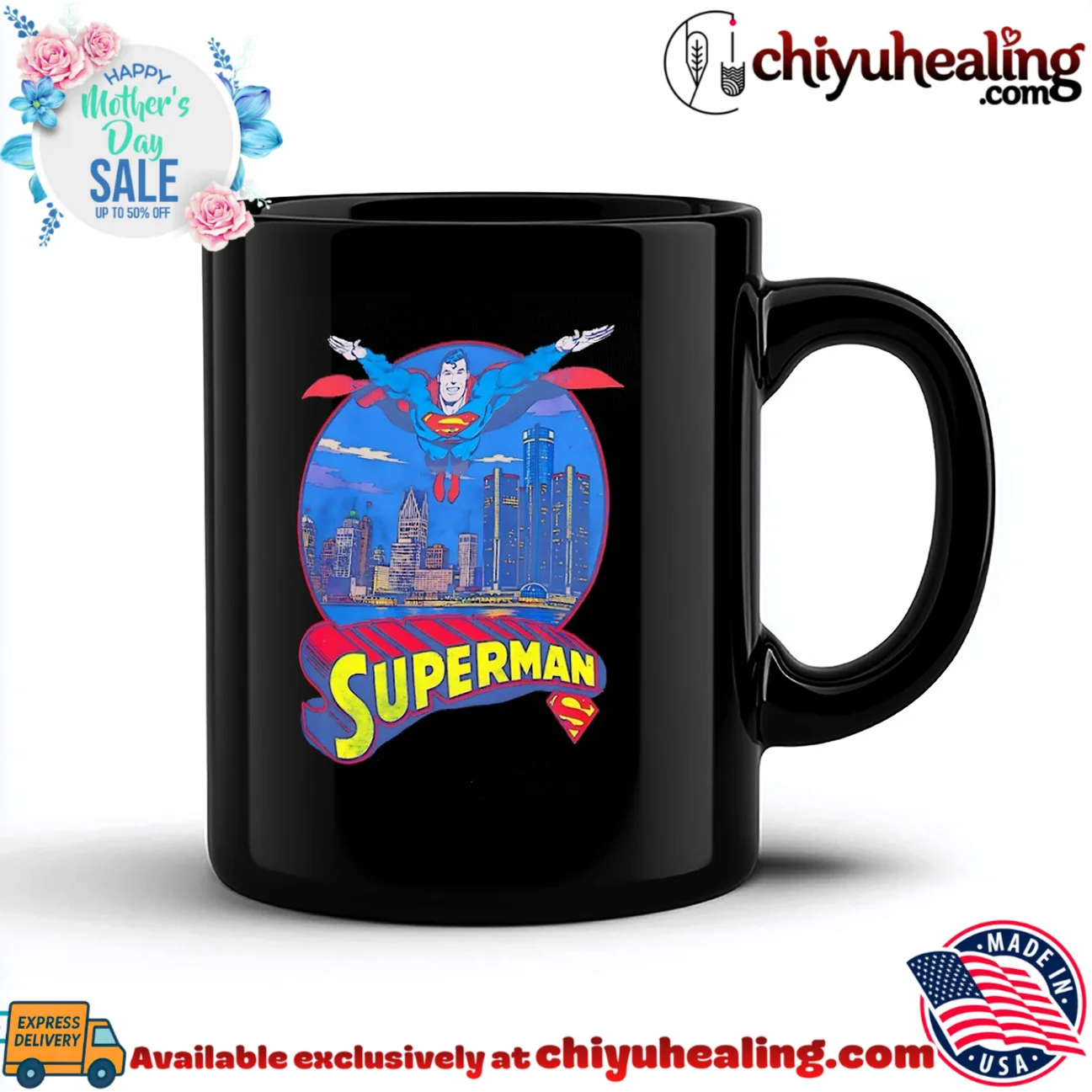 Detroit Superman Jay Towers Motor City Skyline retro shirt & hoodie | Iconic Look Detroit Superman Jay Towers Motor City Skyline