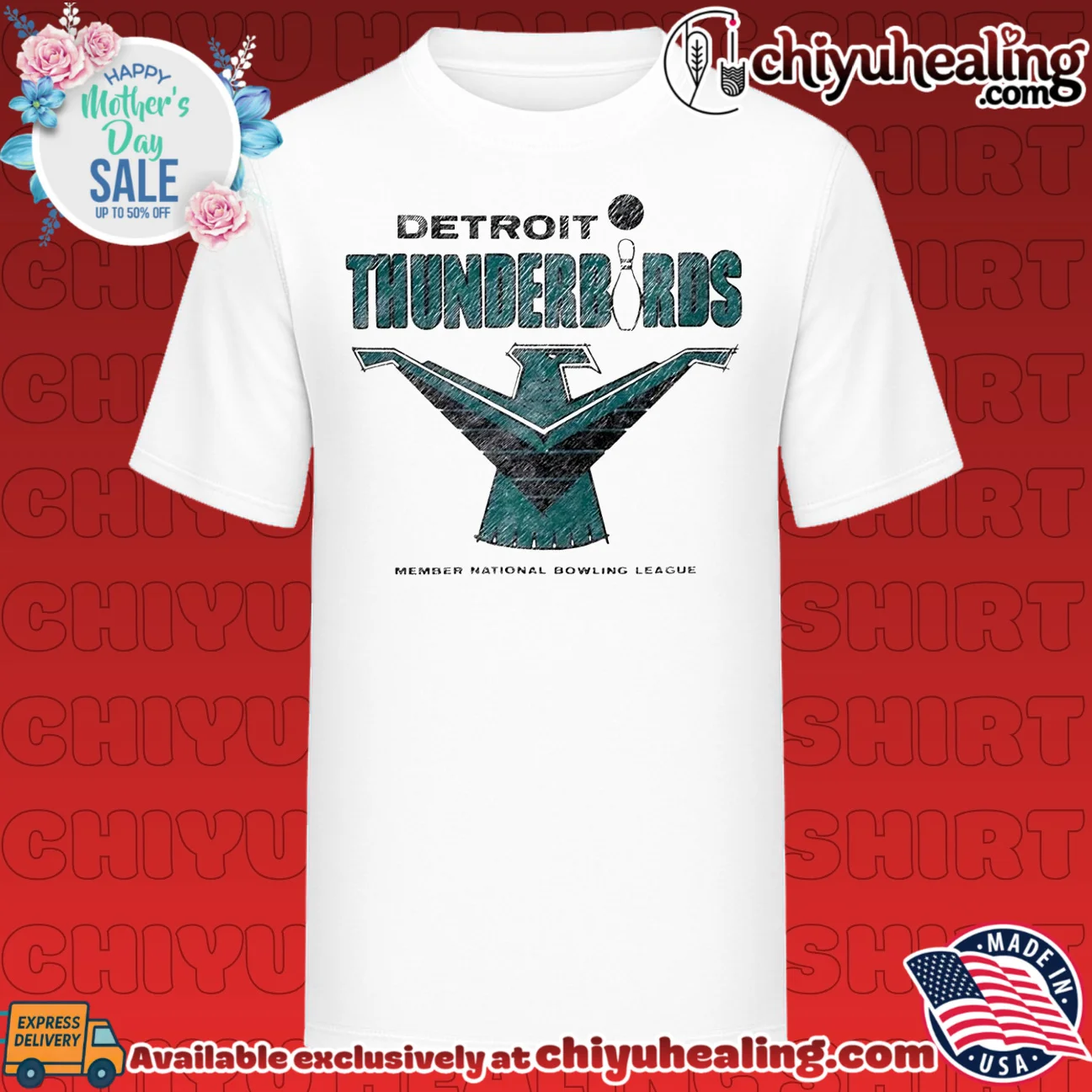 Detroit Thunderbirds Member National Bowling League vintage shirt & hoodie