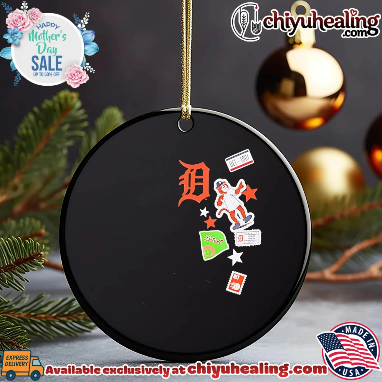 Detroit Tigers City Patch 2026 logo signature shirt & hoodie - Urban Fashion Detroit Tigers City Patch 2026 logo