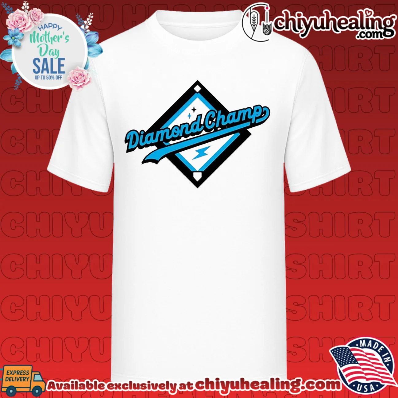 Diamond Champ Baseball softball championship shirt & hoodie