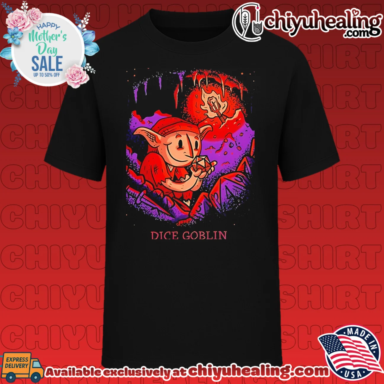 Dice Goblin illustration shirt