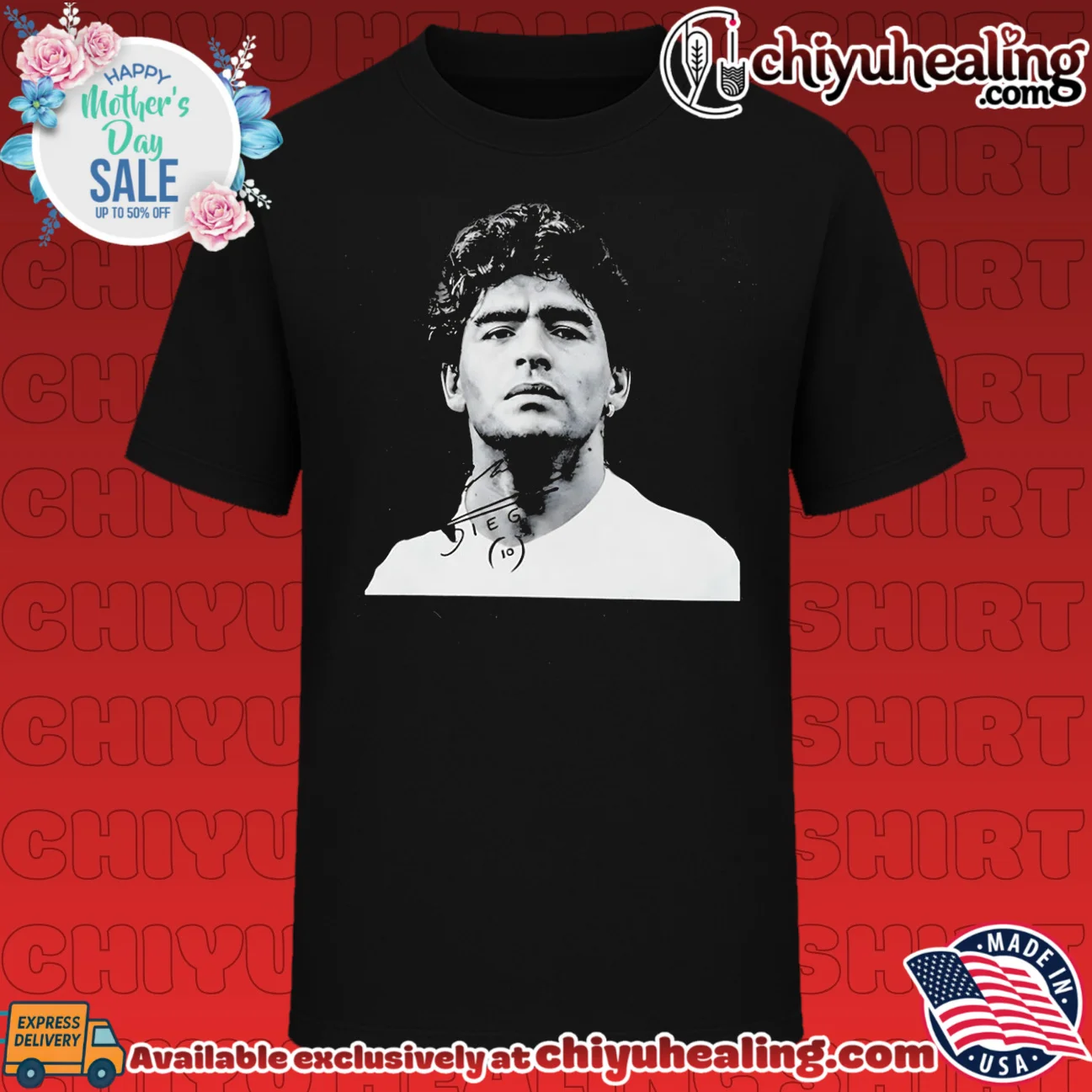 Diego Maradona Argentina Number 10 Legend shirt & hoodie