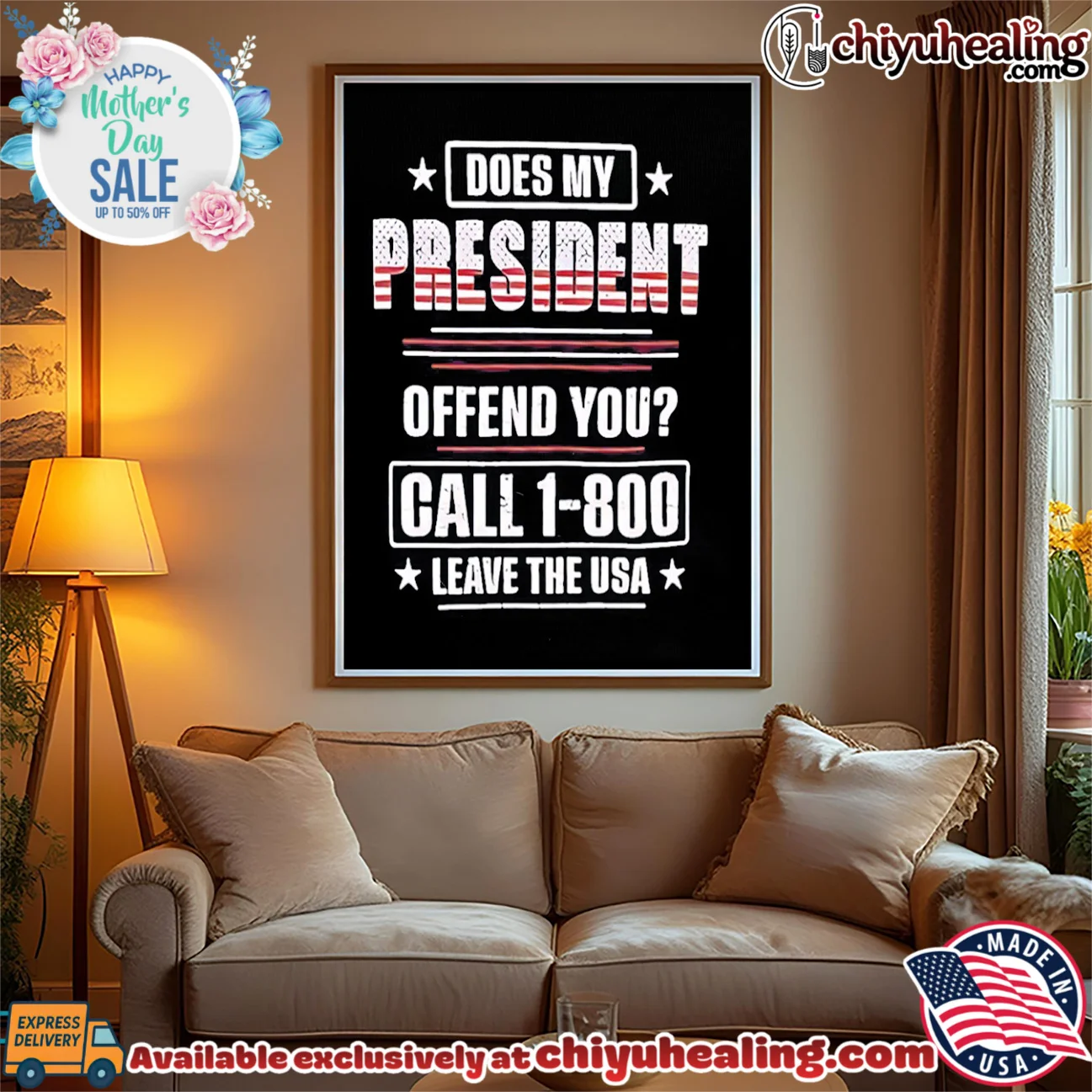 Does my president offend you call 1-800 leave the USA original shirt & hoodie | Official Style Drop Does my president offend you call 1-800 leave the USA
