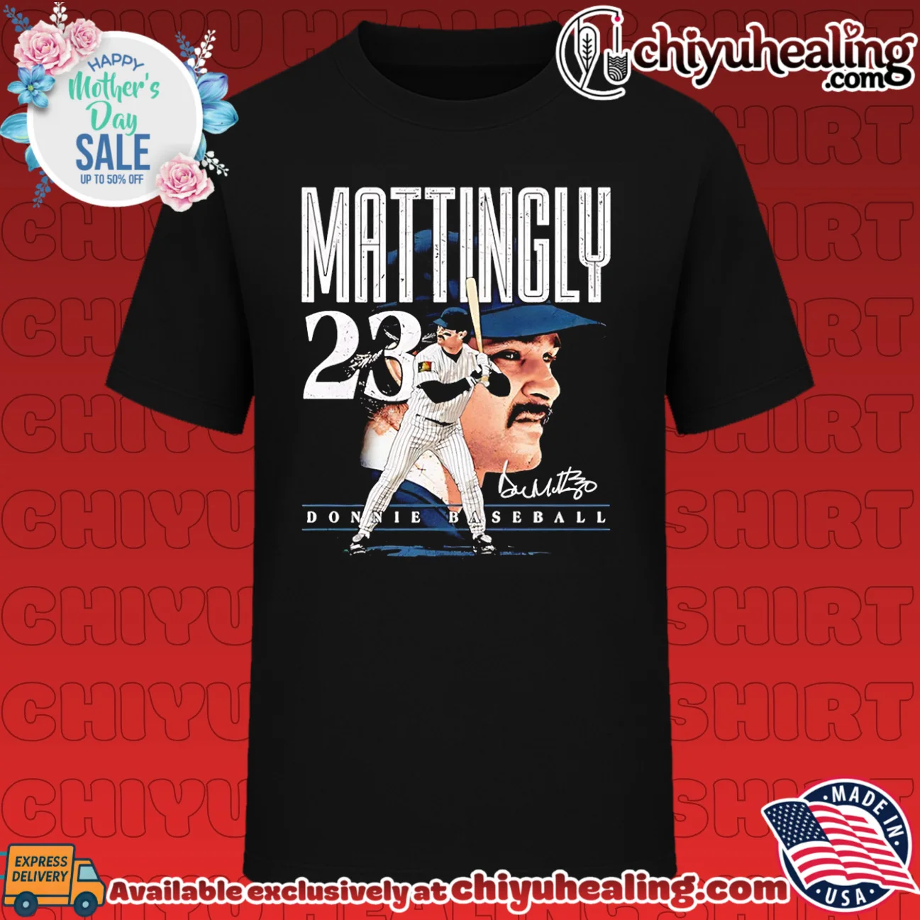 Don Mattingly New York Yankees Dual Image signature