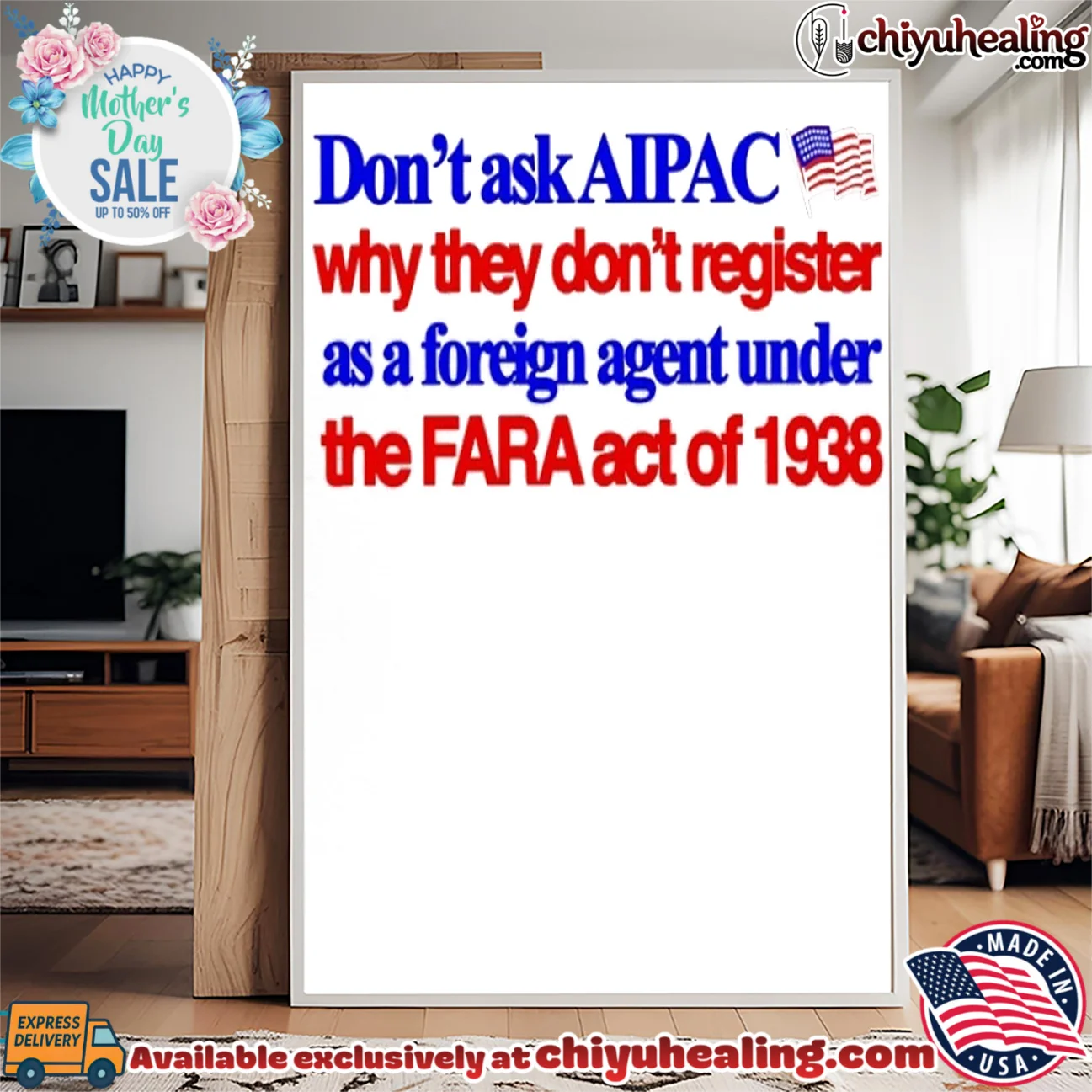 Don't Ask AIPAC Why They Don't Register as a Foreign Agent Under FARA Act of 1938 shirt & hoodie Don't Ask AIPAC Why They Don't Register as a Foreign Agent Under FARA Act of 1938 shirt & hoodie