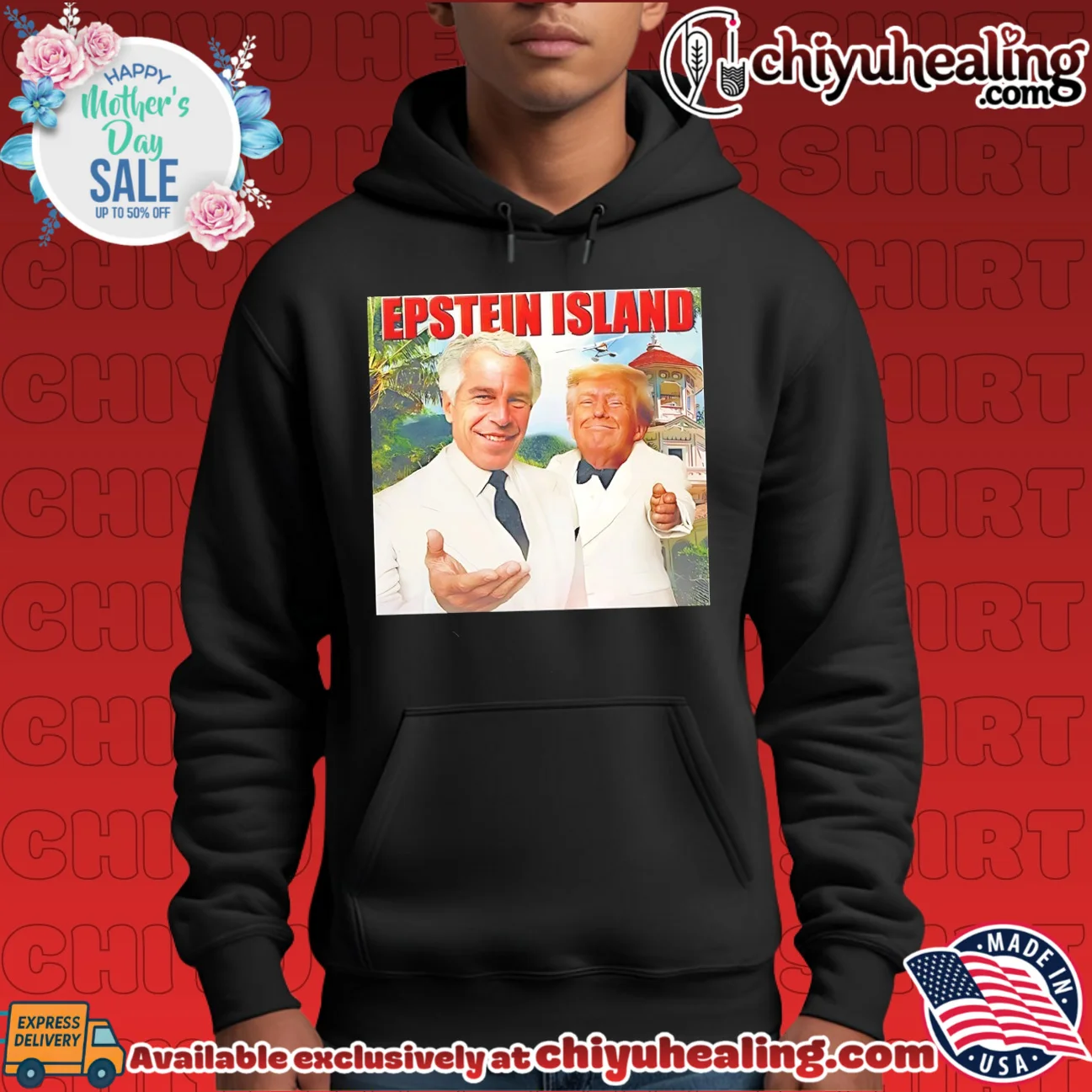 Donald Trump and Jeffey Epstein on Epstein Island shirt & hoodie Donald Trump and Jeffey Epstein on Epstein Island shirt & hoodie