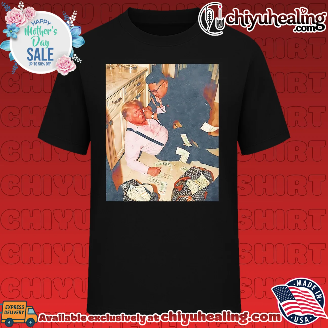 Donald Trump and Kim Jong Un battle of money shirt & hoodie