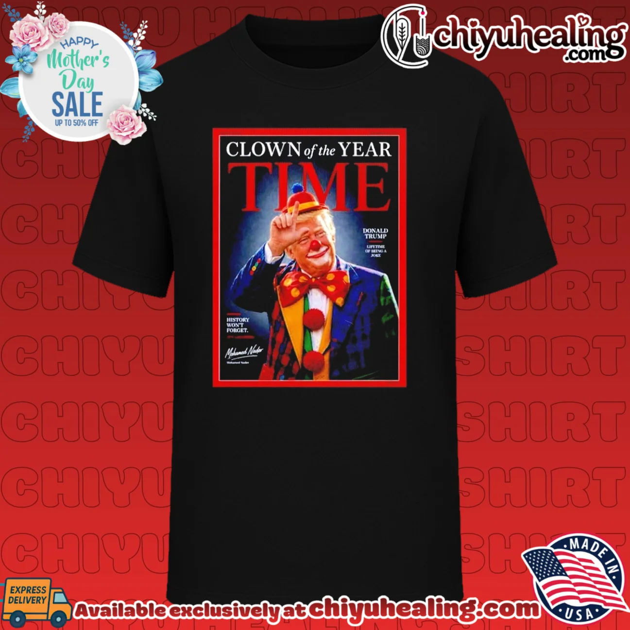 Donald Trump Clown of the Year Time Magazine Cover