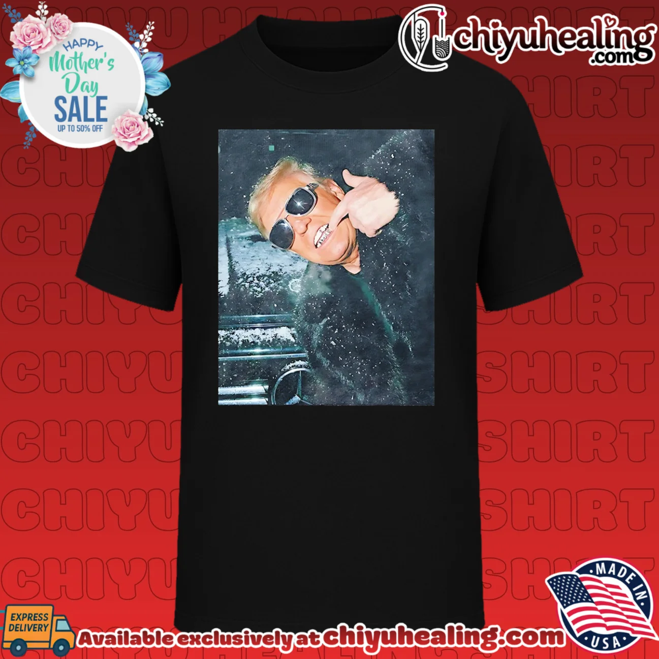 Donald Trump platinum teeth portrait shirt & hoodie