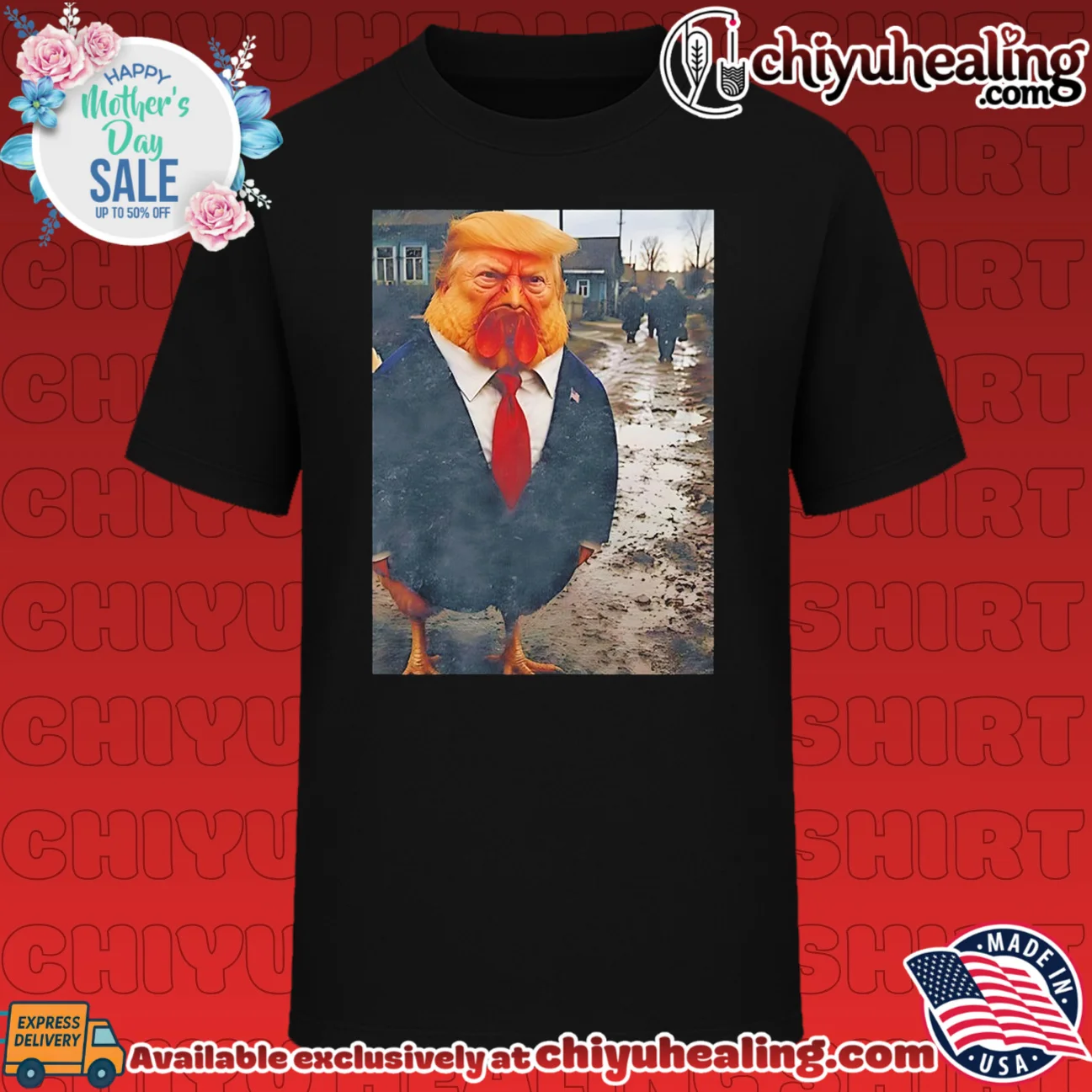 Donald Trump the rooster that's wearing suit funny shirt & hoodie