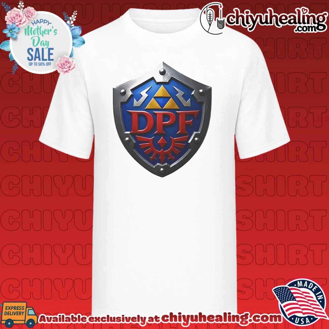 Dpf Crest Shield Gamer Emblem Zelda Hylian
