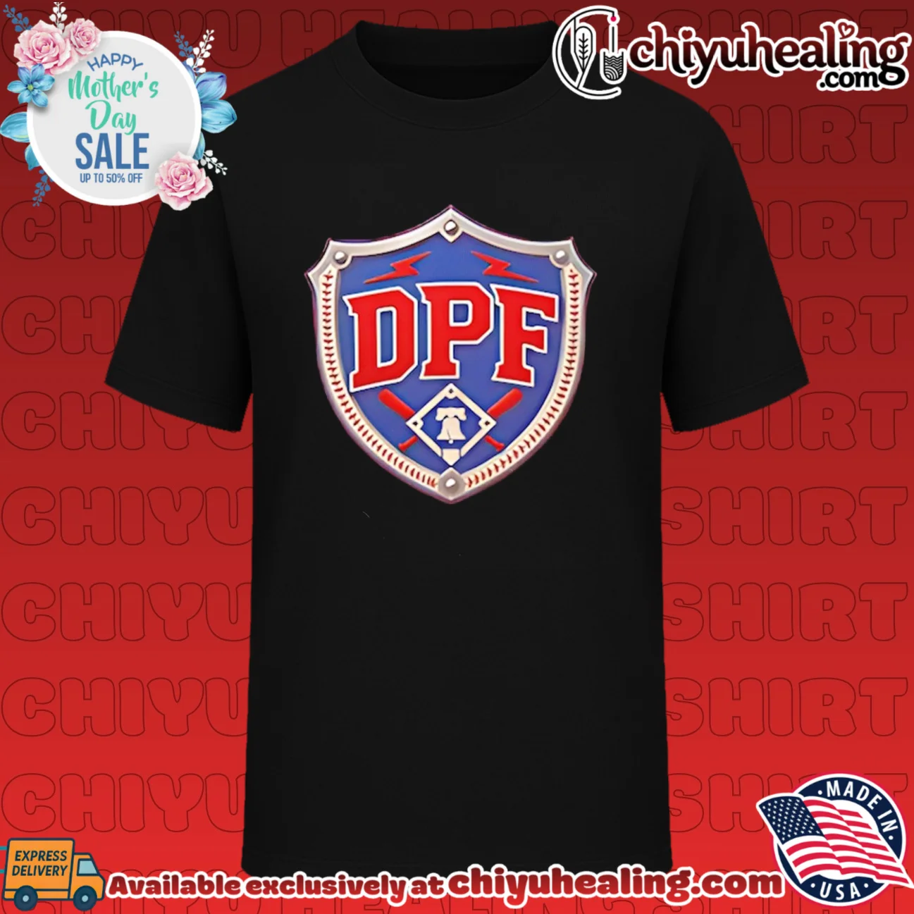 Dpf Philadelphia Phillies Shield Logo Baseball