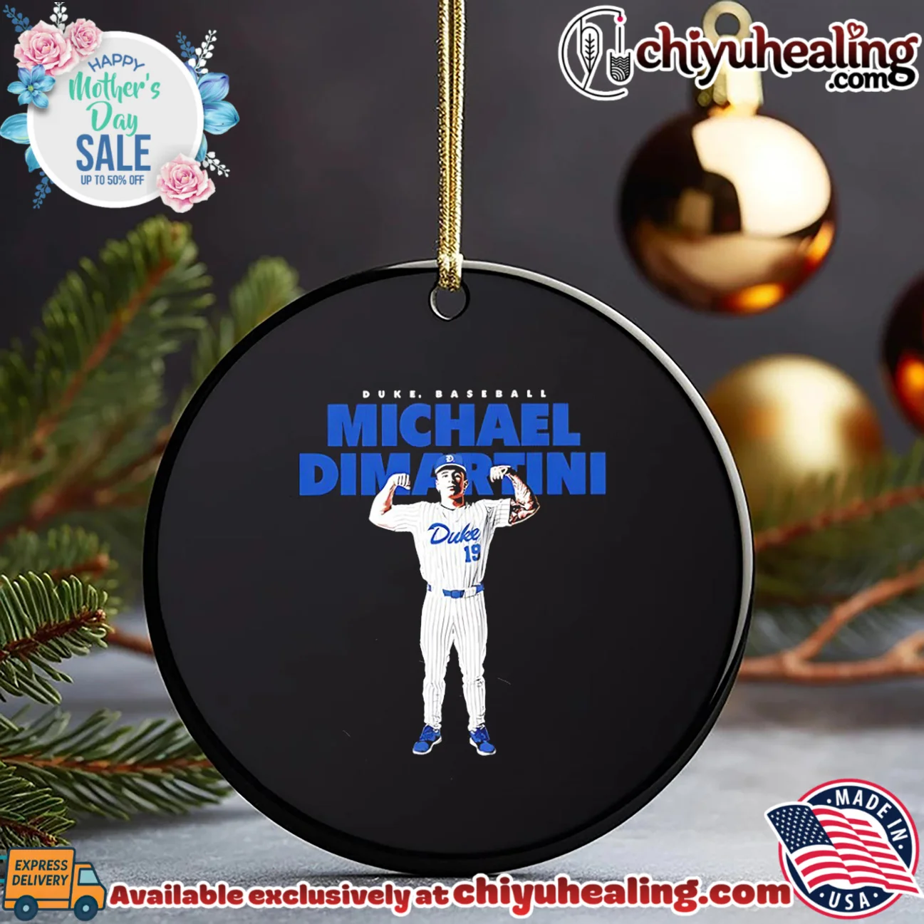 Duke Baseball Michael Dimartine portrait prime shirt & hoodie | Limited Stock Edition Duke Baseball Michael Dimartine portrait