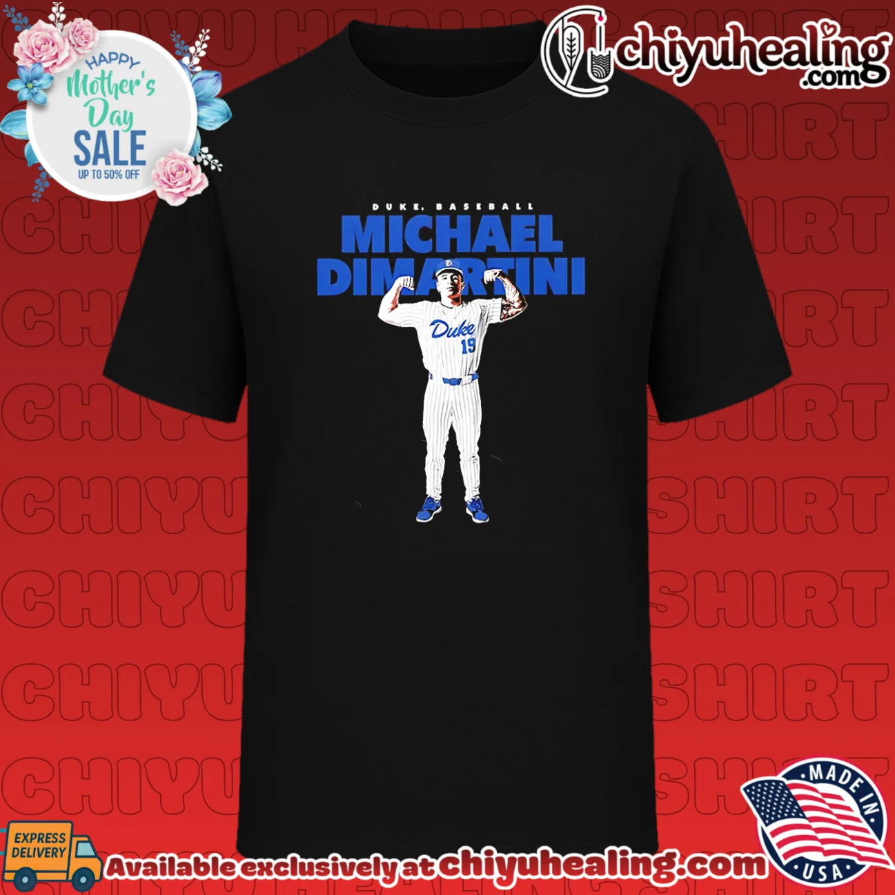 Duke Baseball Michael Dimartine portrait