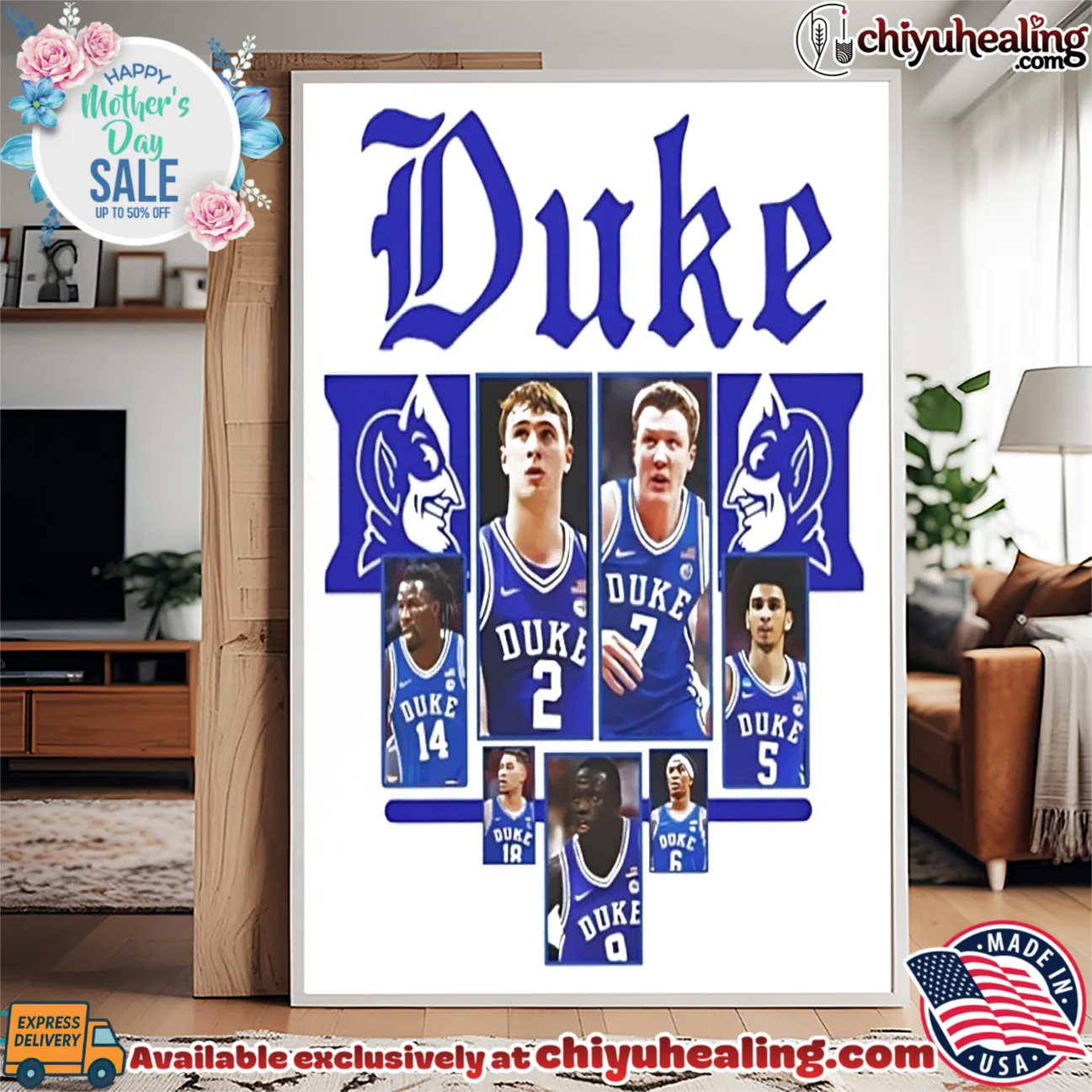 Duke Blue Devils 2025-2026 Team Collage shirt & hoodie Duke Blue Devils 2025-2026 Team Collage