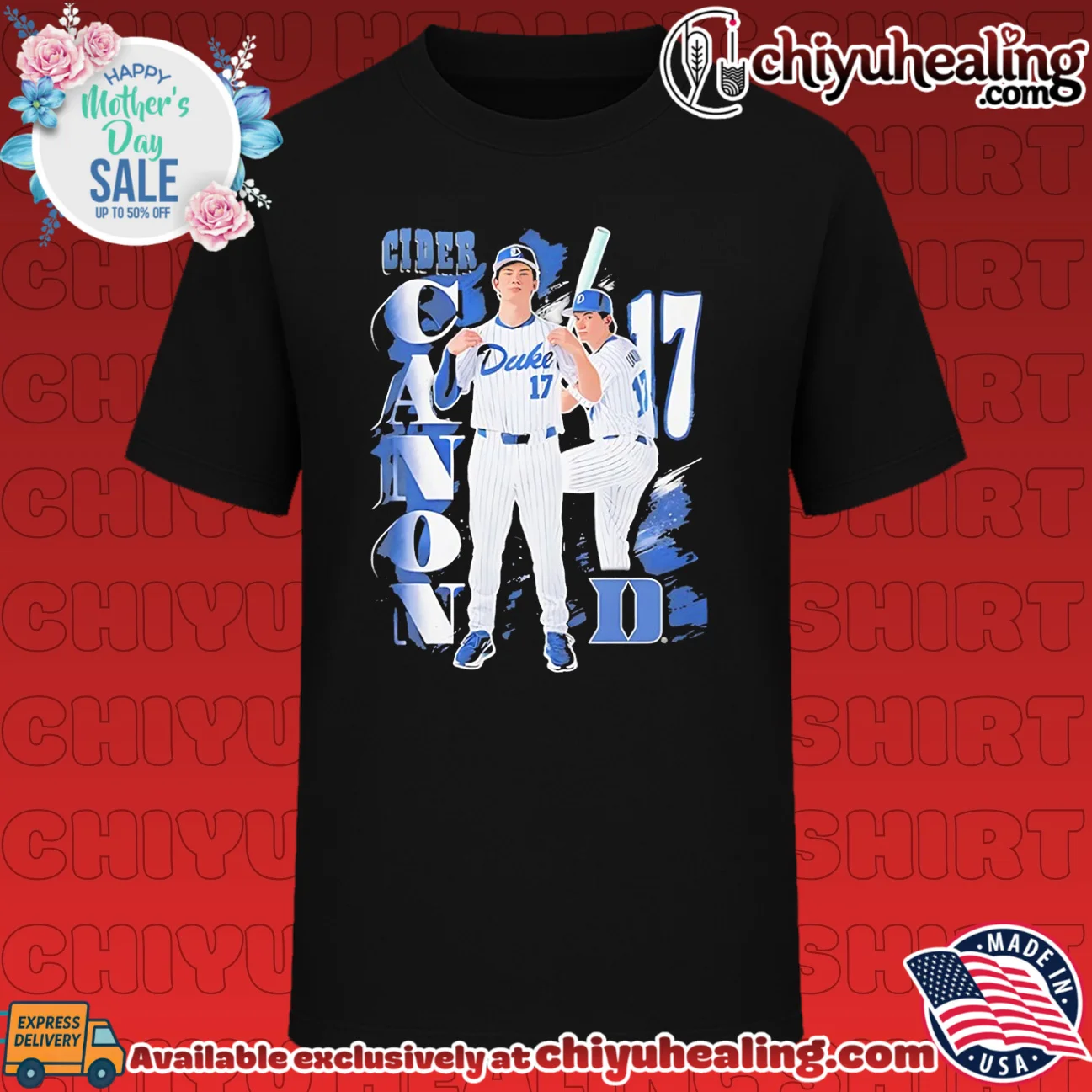 Duke Blue Devils Baseball Team Cider Canon vintage