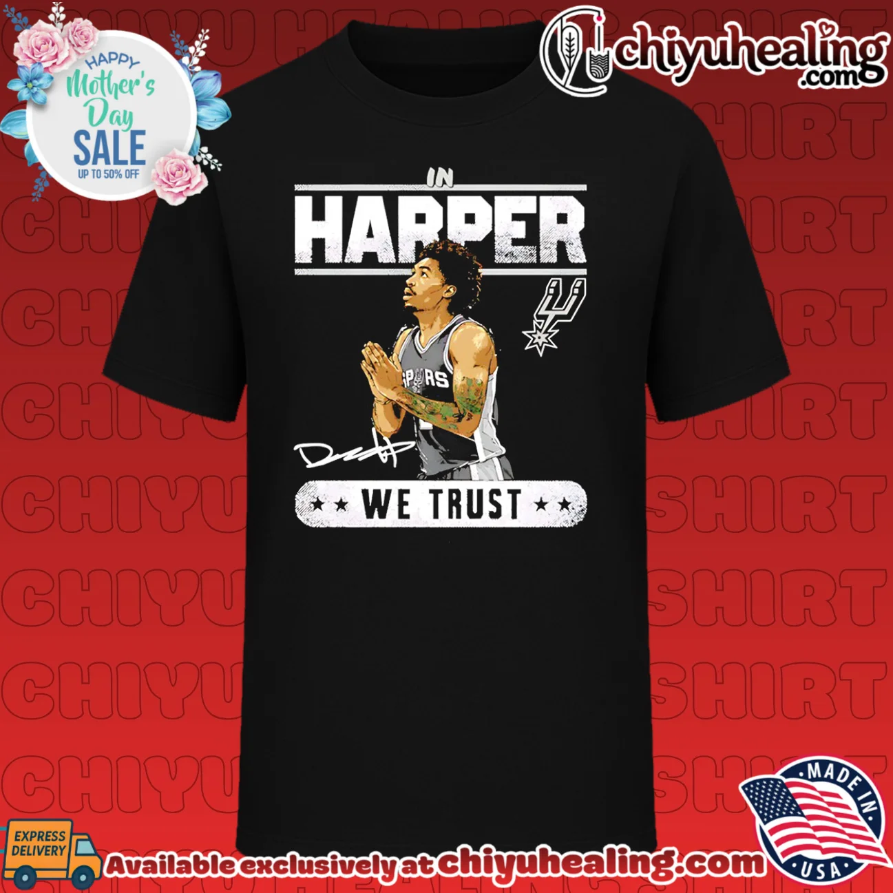 Dylan Harper San Antonio Spurs In Harper We Trust signature
