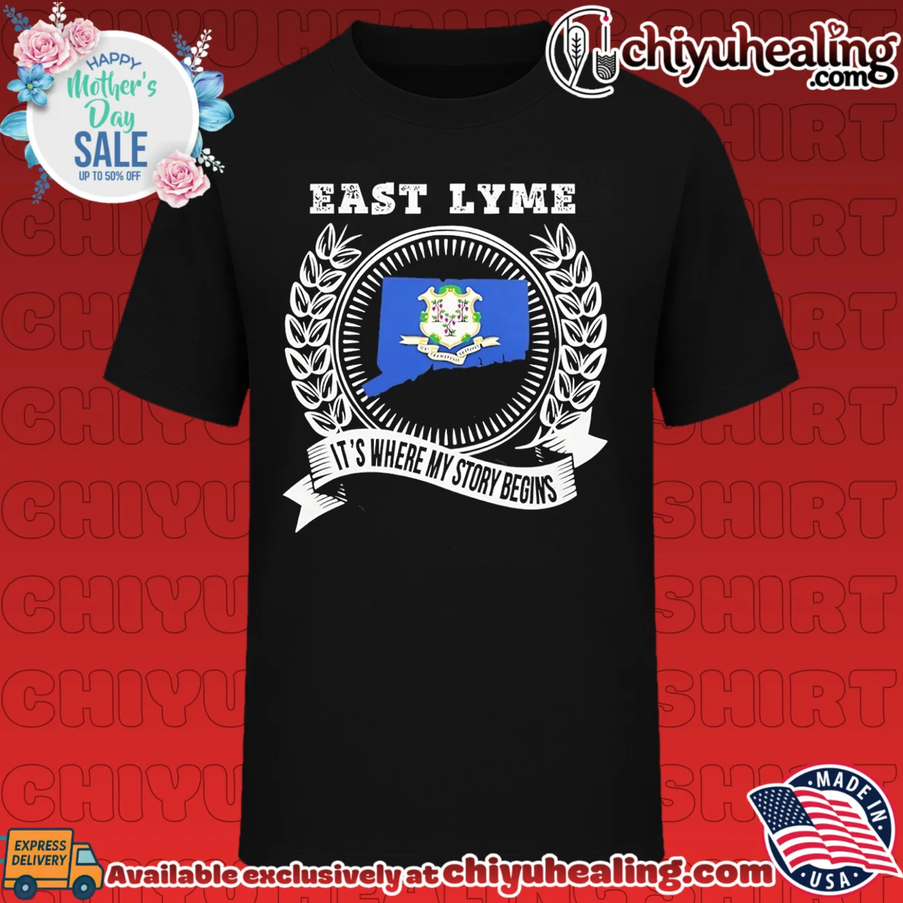 East Lyme it's where my story begins shirt & hoodie