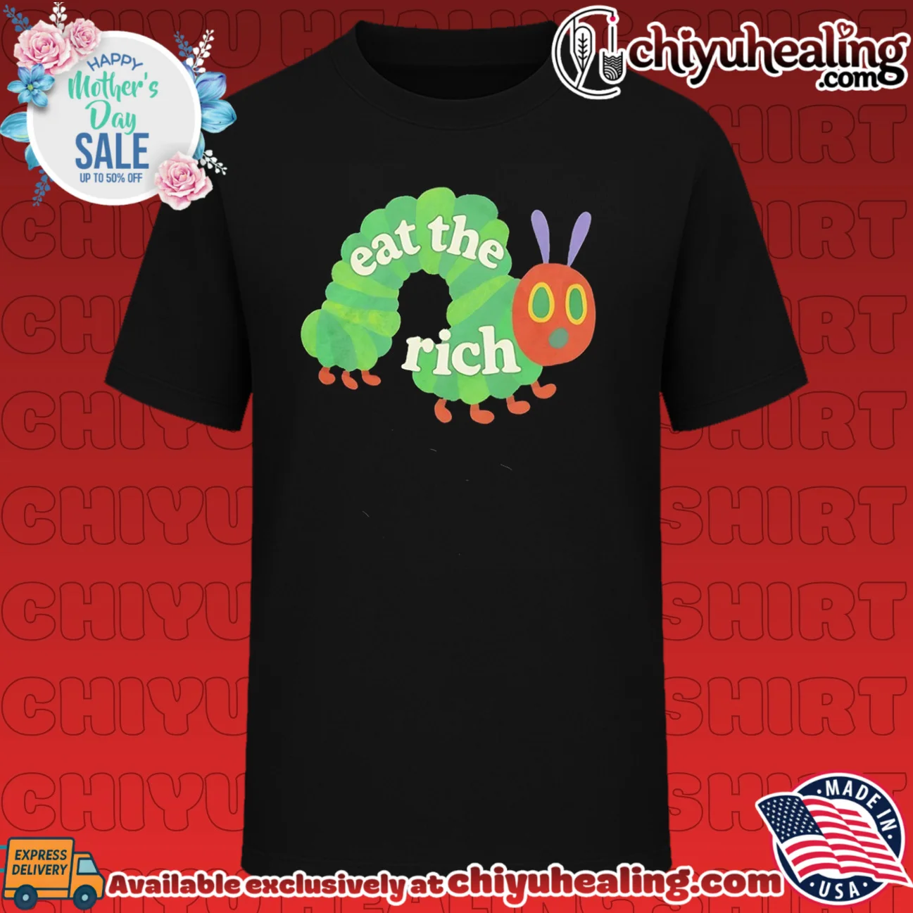 Eat the rich hungry caterpillar political humor