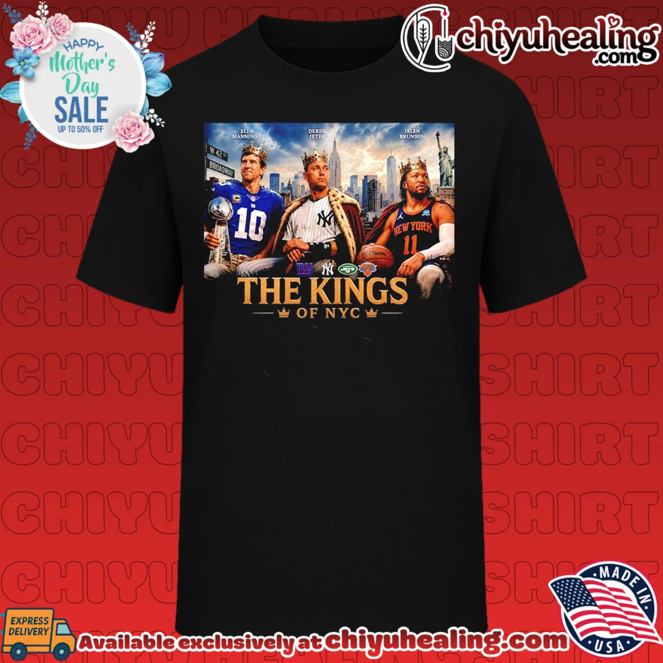 Eli Manning Derek Jeter Jalen Brunson The King of NYC