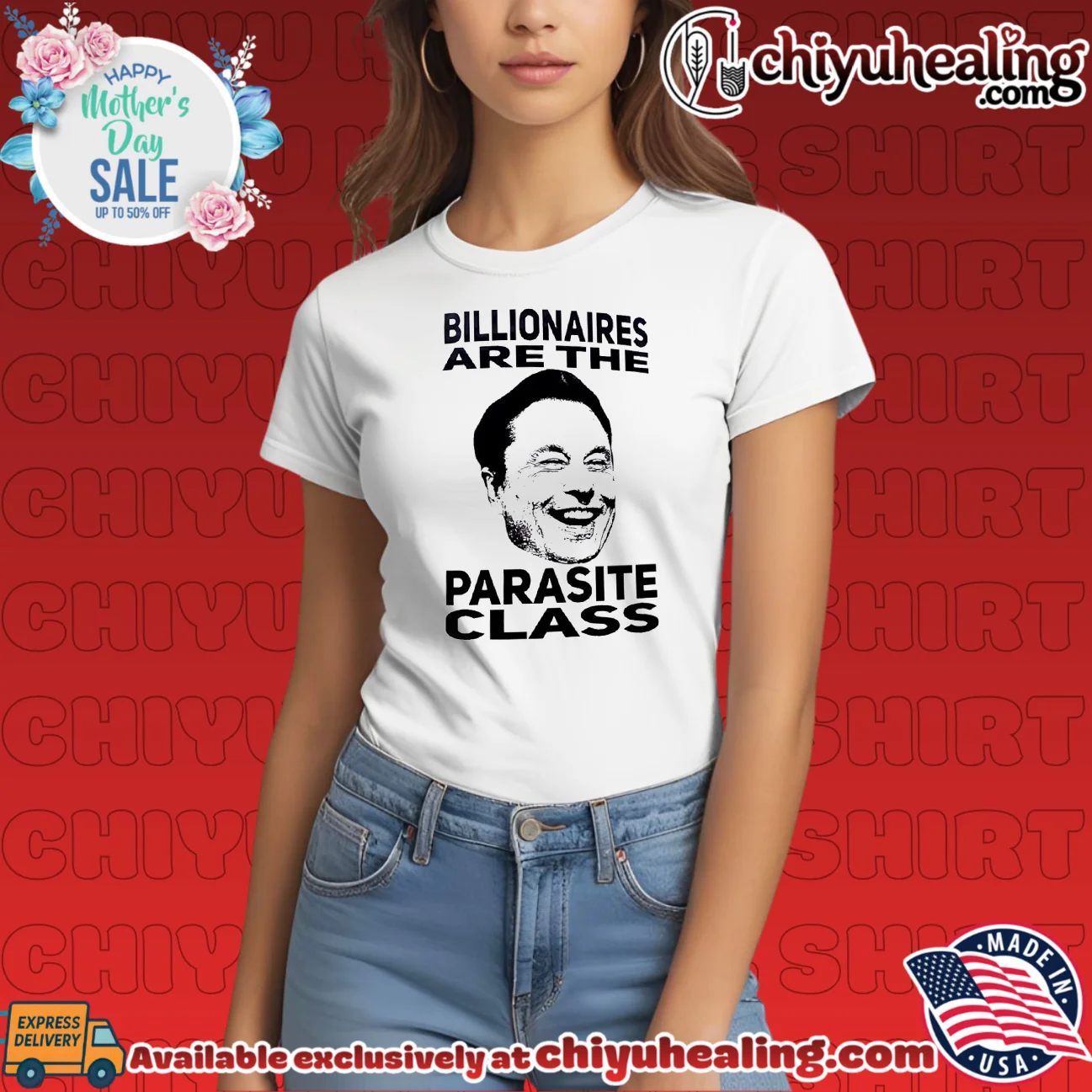 Elon Musk Billionaires are the parasite class statement shirt & hoodie | Exclusive Fan Gear Elon Musk Billionaires are the parasite class