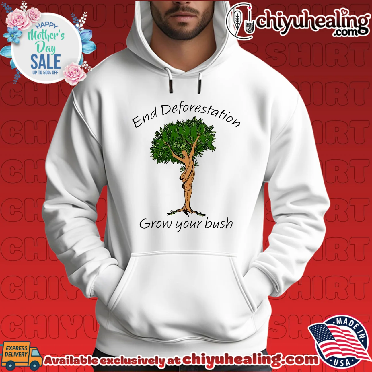 End Deforestation Grow Your Bush prime shirt & hoodie - Premium Streetwear End Deforestation Grow Your Bush prime shirt & hoodie - Premium Streetwear