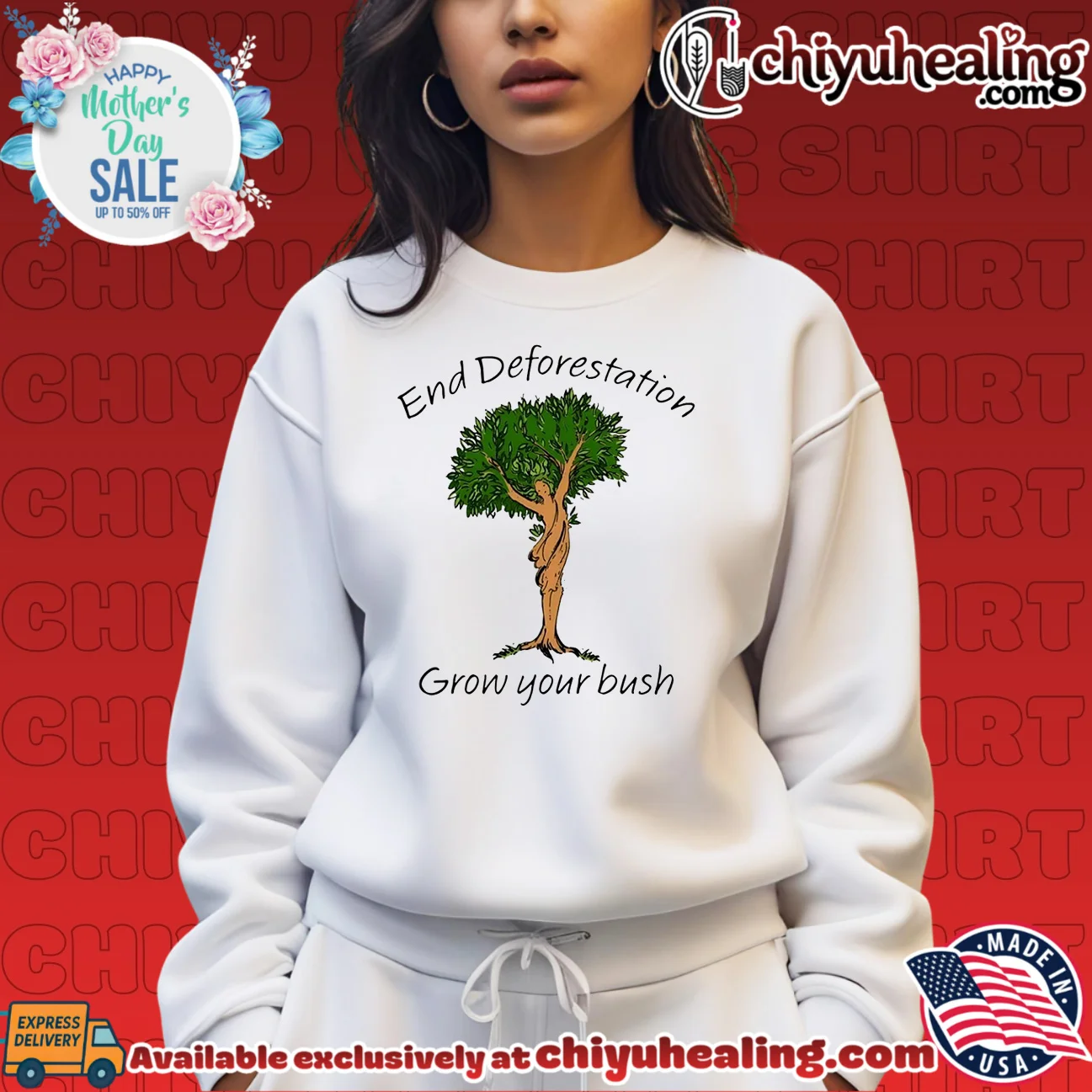 End Deforestation Grow Your Bush prime shirt & hoodie - Premium Streetwear End Deforestation Grow Your Bush