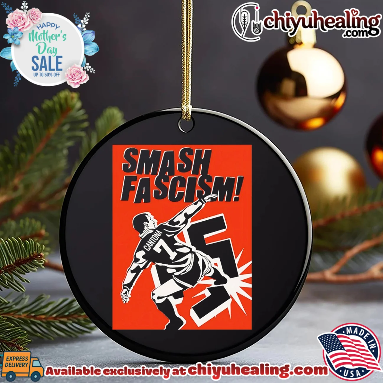Eric Cantona Smash Fascism Manchester United shirt & hoodie Eric Cantona Smash Fascism Manchester United