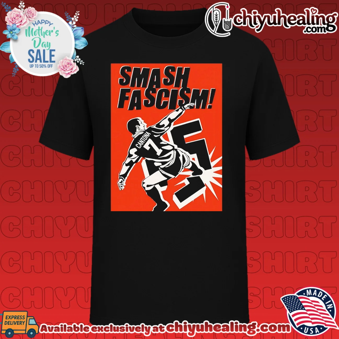 Eric Cantona Smash Fascism Manchester United