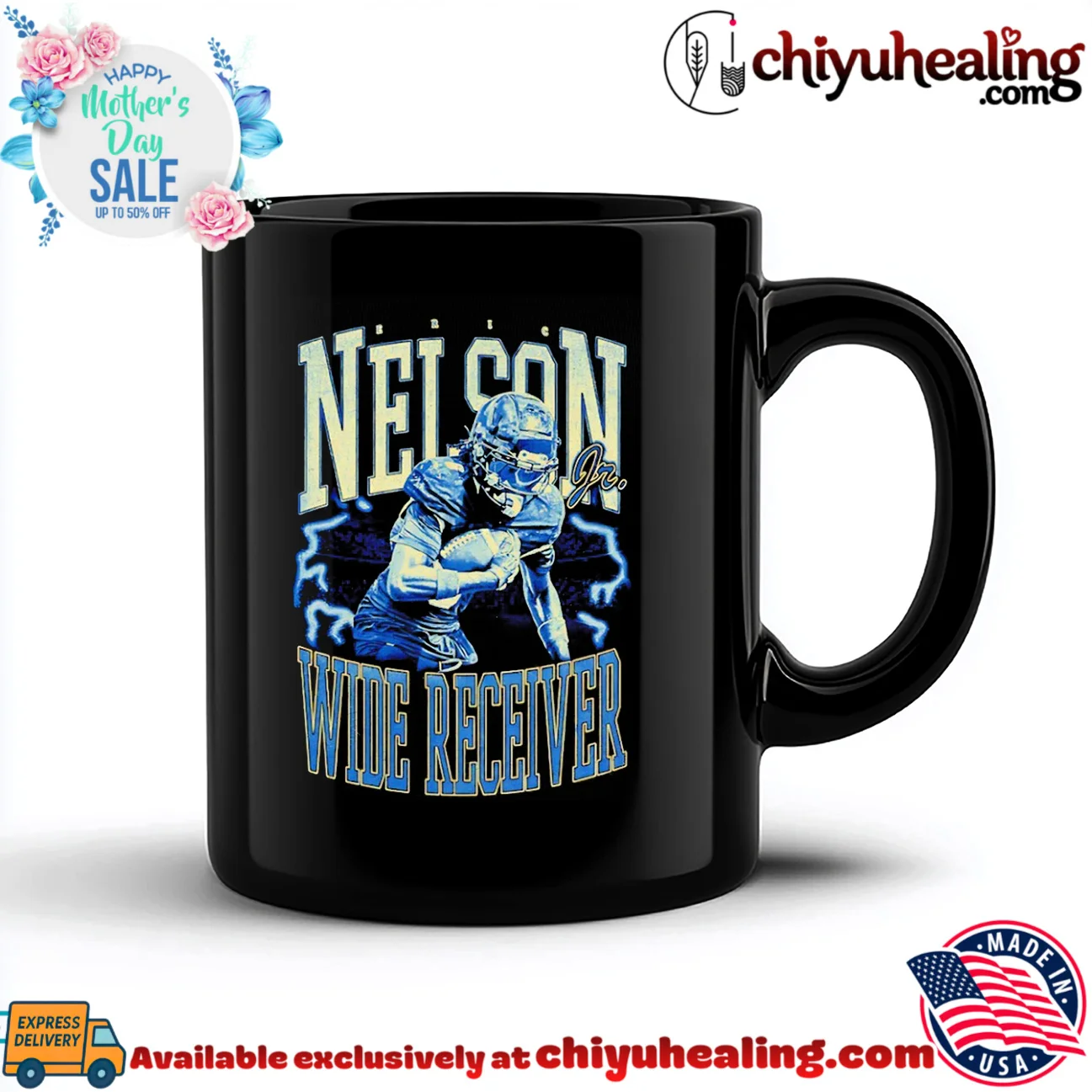 Eric Nelson Jr Wide Receiver Football Player graphic shirt & hoodie Eric Nelson Jr Wide Receiver Football Player graphic