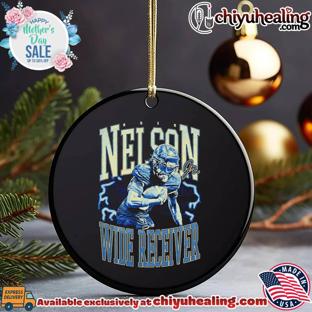 Eric Nelson Jr Wide Receiver Football Player graphic shirt & hoodie Eric Nelson Jr Wide Receiver Football Player graphic