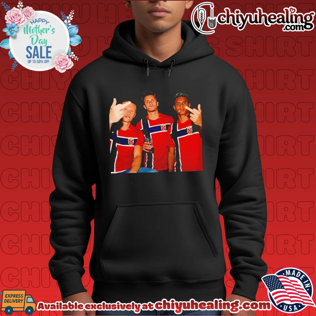 Erling Haaland Martin Odegaard and Curtis Jones Norway National Team middle finger shirt & hoodie Erling Haaland Martin Odegaard and Curtis Jones Norway National Team middle finger shirt & hoodie