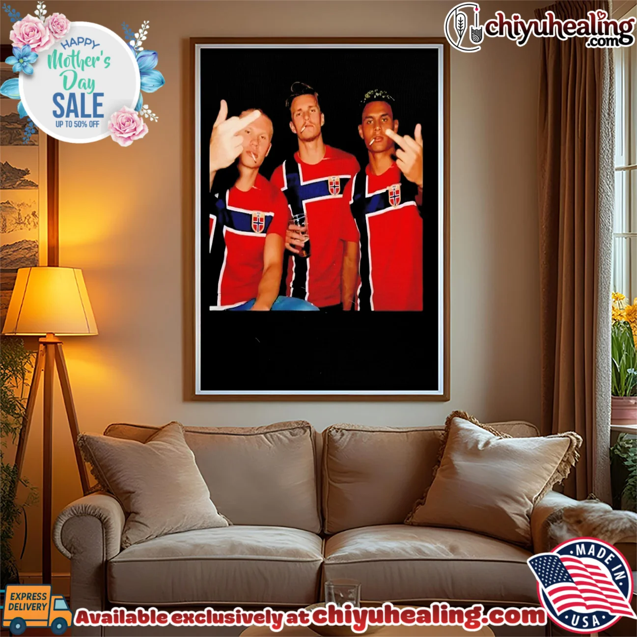 Erling Haaland Martin Odegaard and Curtis Jones Norway National Team middle finger shirt & hoodie Erling Haaland Martin Odegaard and Curtis Jones Norway National Team middle finger