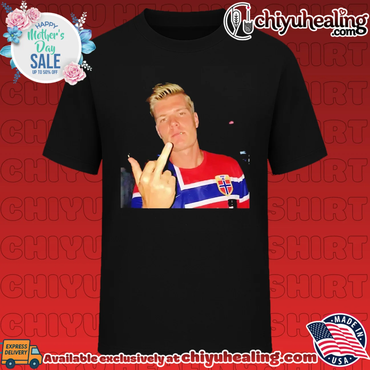 Erling Haaland Norway National Football Team middle finger