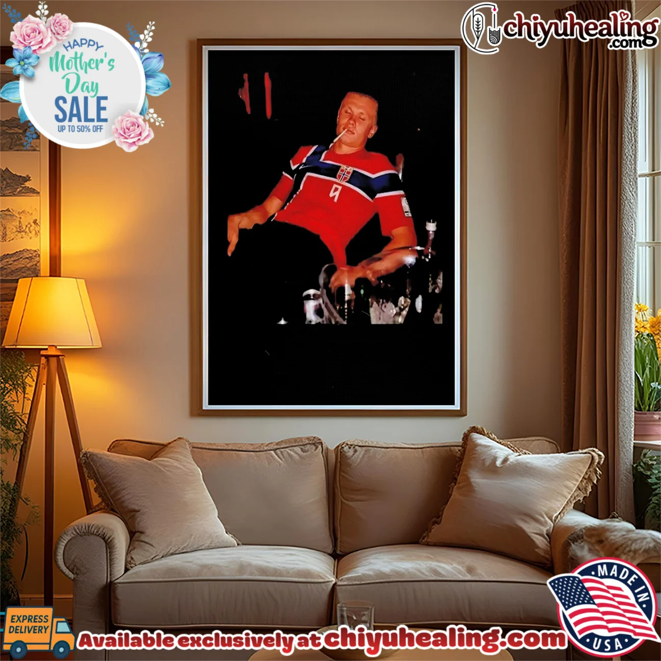 Erling Haaland Norway National Team Norwegian Nights shirt & hoodie Erling Haaland Norway National Team Norwegian Nights