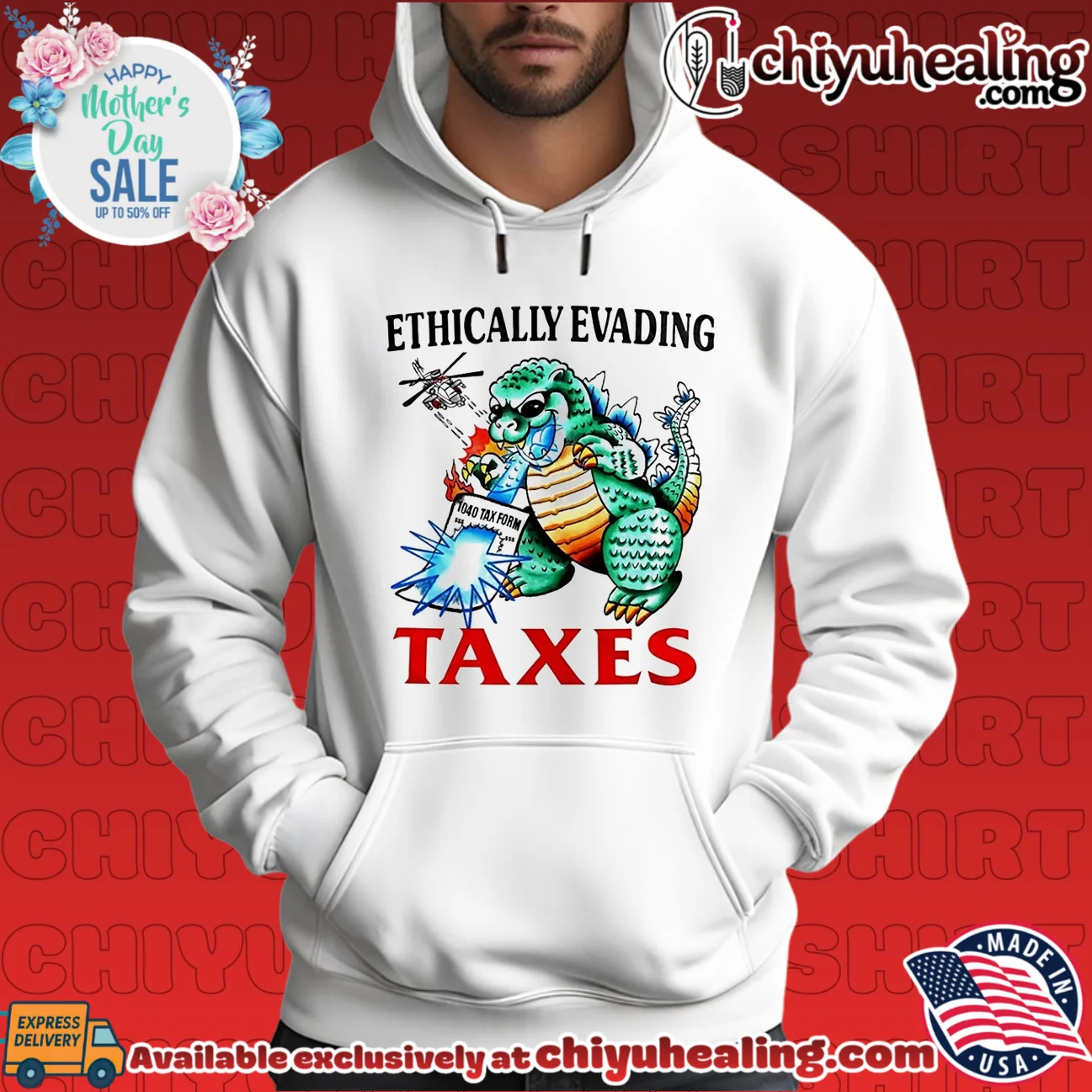 Ethically Evading Taxes Godzilla 1040 Tax Form shirt & hoodie Ethically Evading Taxes Godzilla 1040 Tax Form shirt & hoodie