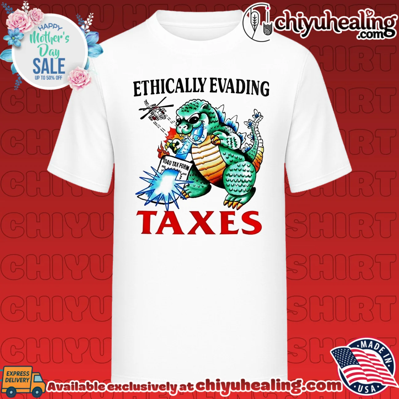 Ethically Evading Taxes Godzilla 1040 Tax Form