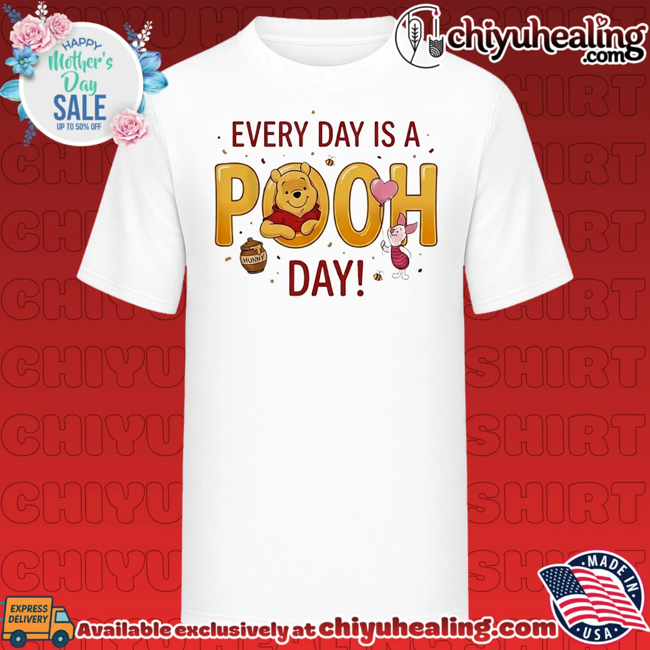 Every Day Is a Pooh Day Piglet Hunny Pot