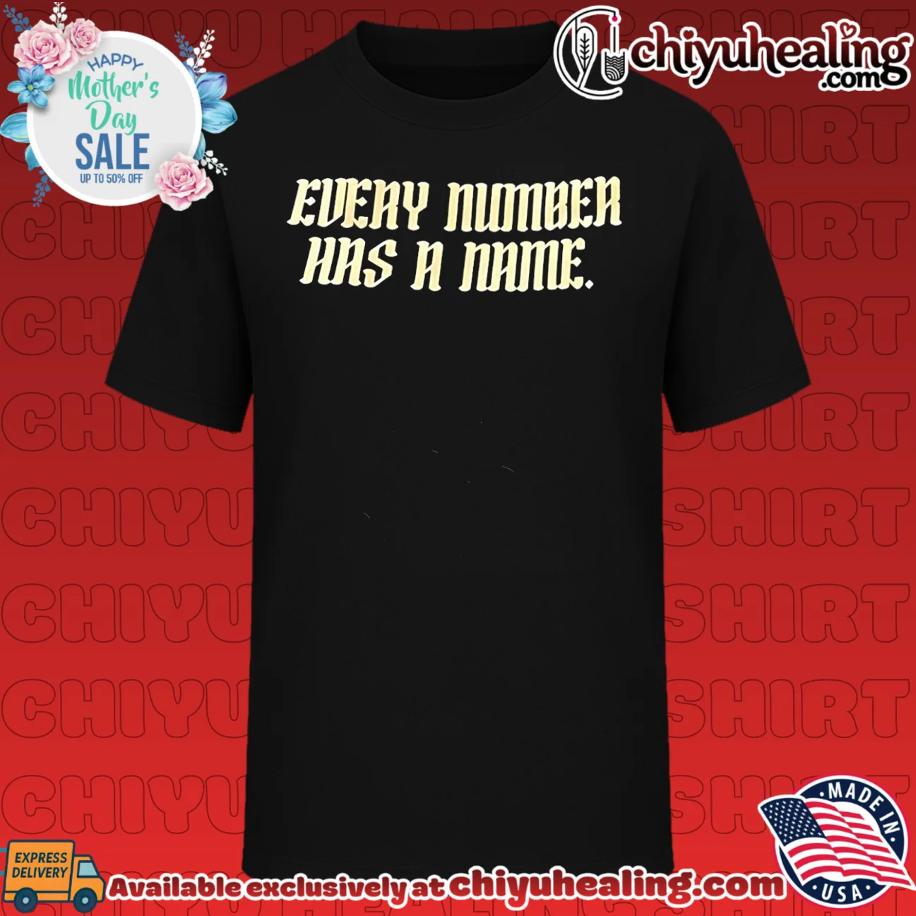 Every number has a name shirt & hoodie