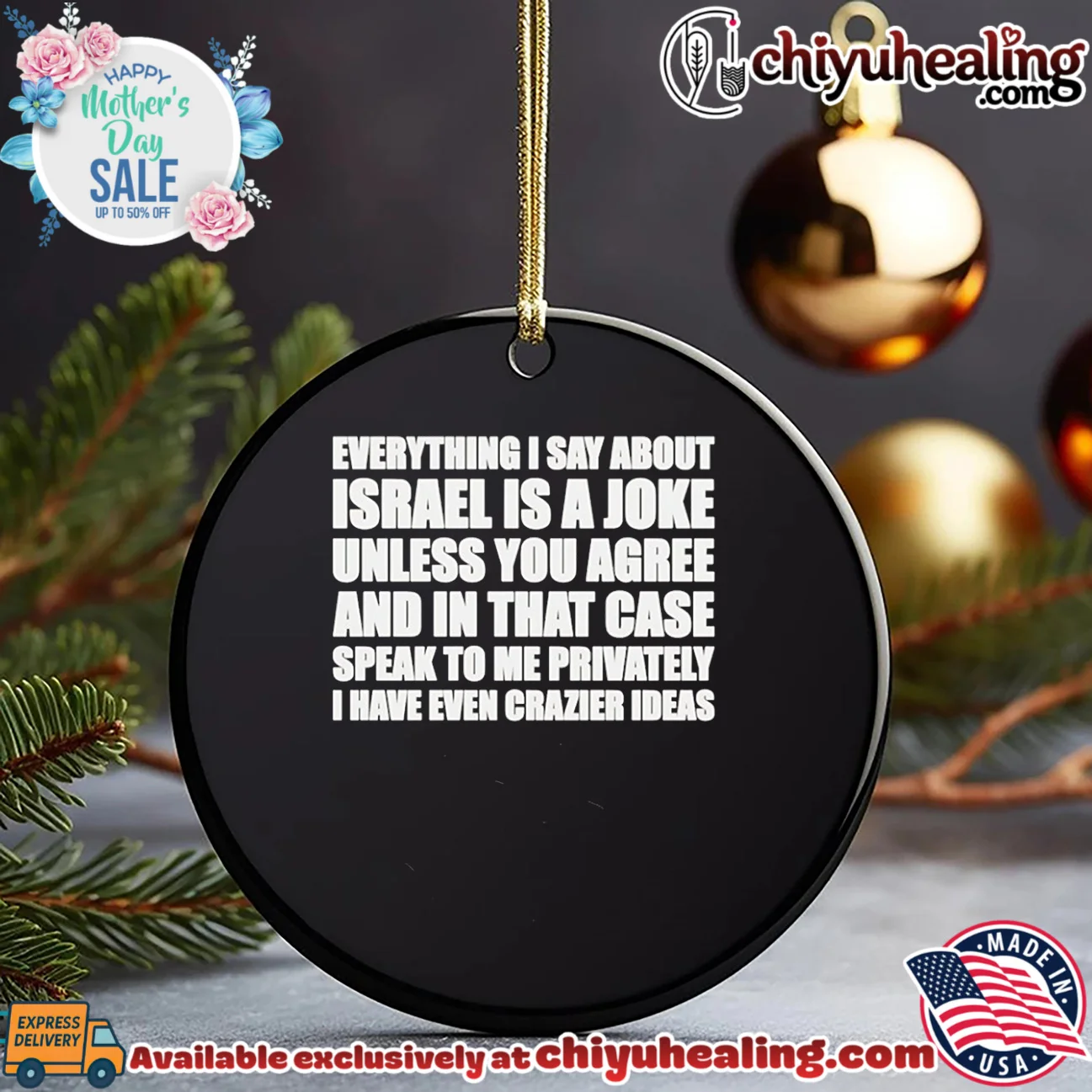 Everything I say about Israel is a joke unless you agree viral shirt & hoodie | Collector Series Everything I say about Israel is a joke unless you agree