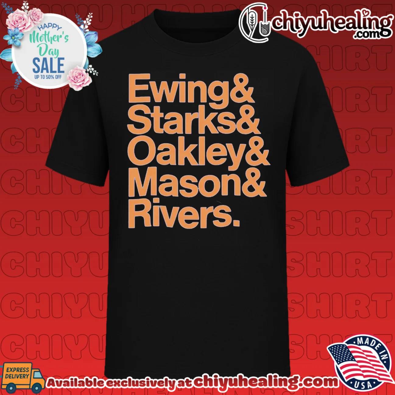 Ewing Starks Oakley Mason Rivers names