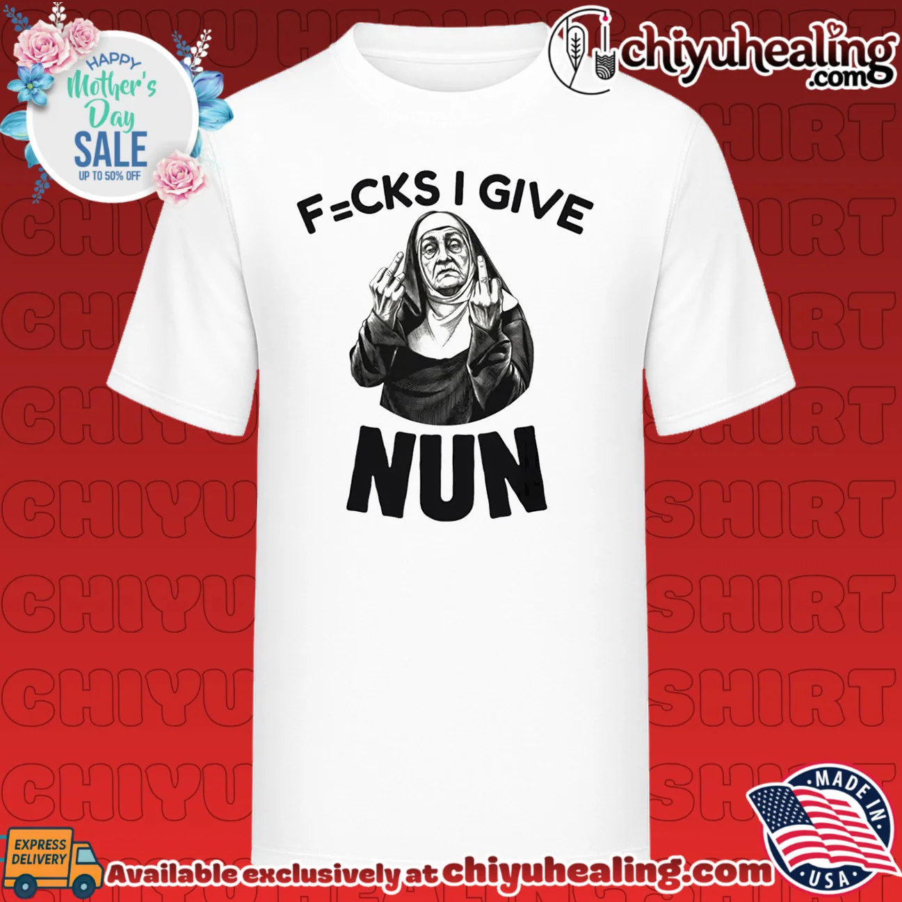 F=cks I Give Nun middle finger sarcastic shirt & hoodie