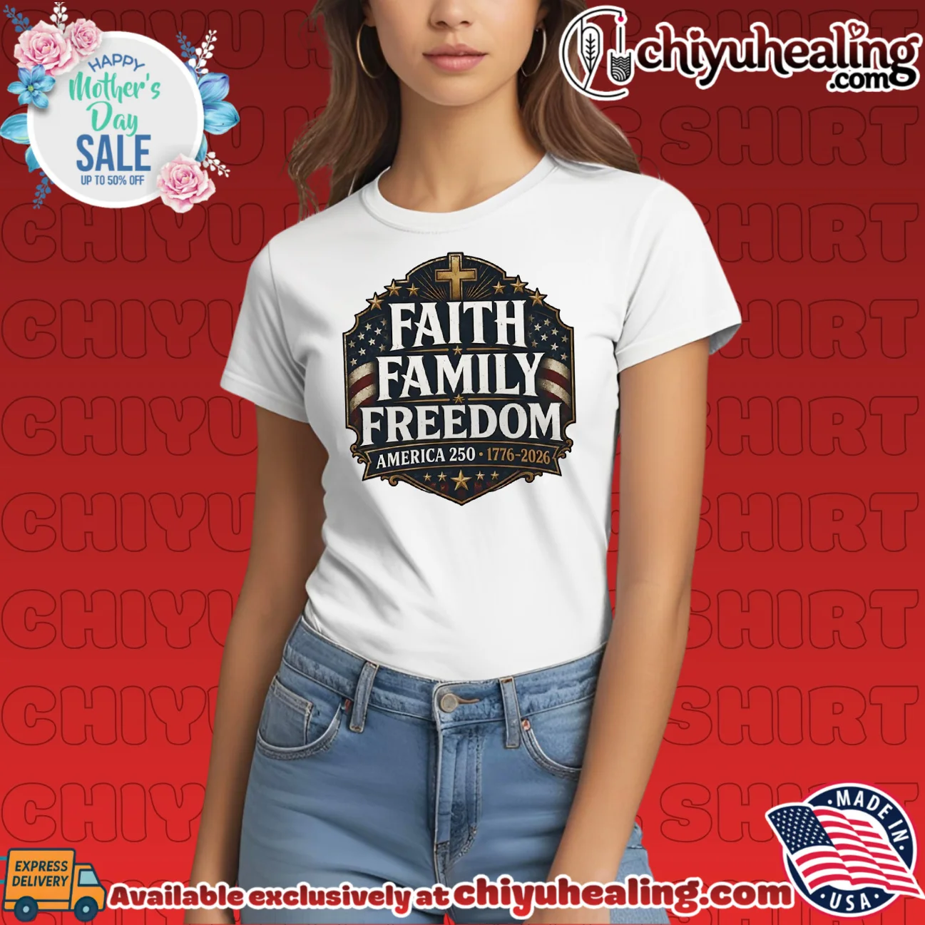 Faith family freedom America 250 1776-2026 shirt & hoodie Faith family freedom America 250 1776-2026