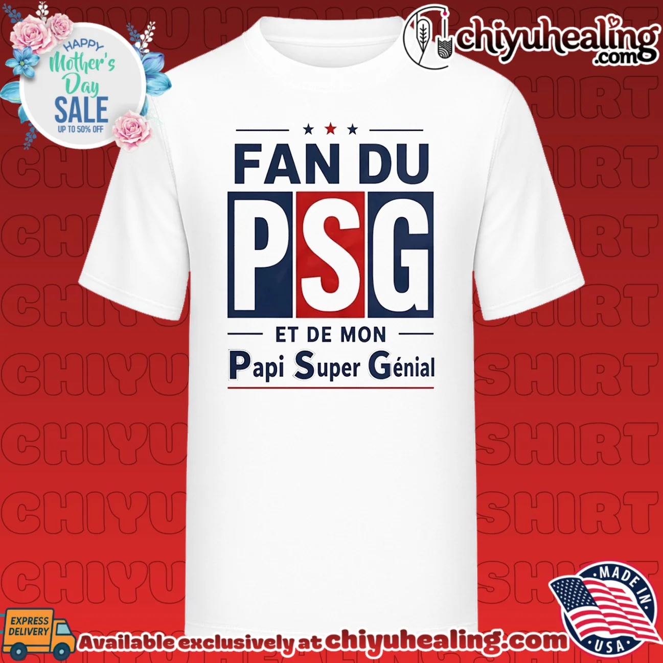 Fan Du Psg Et De Mon Papi Super Génial Paris Saint-Germain